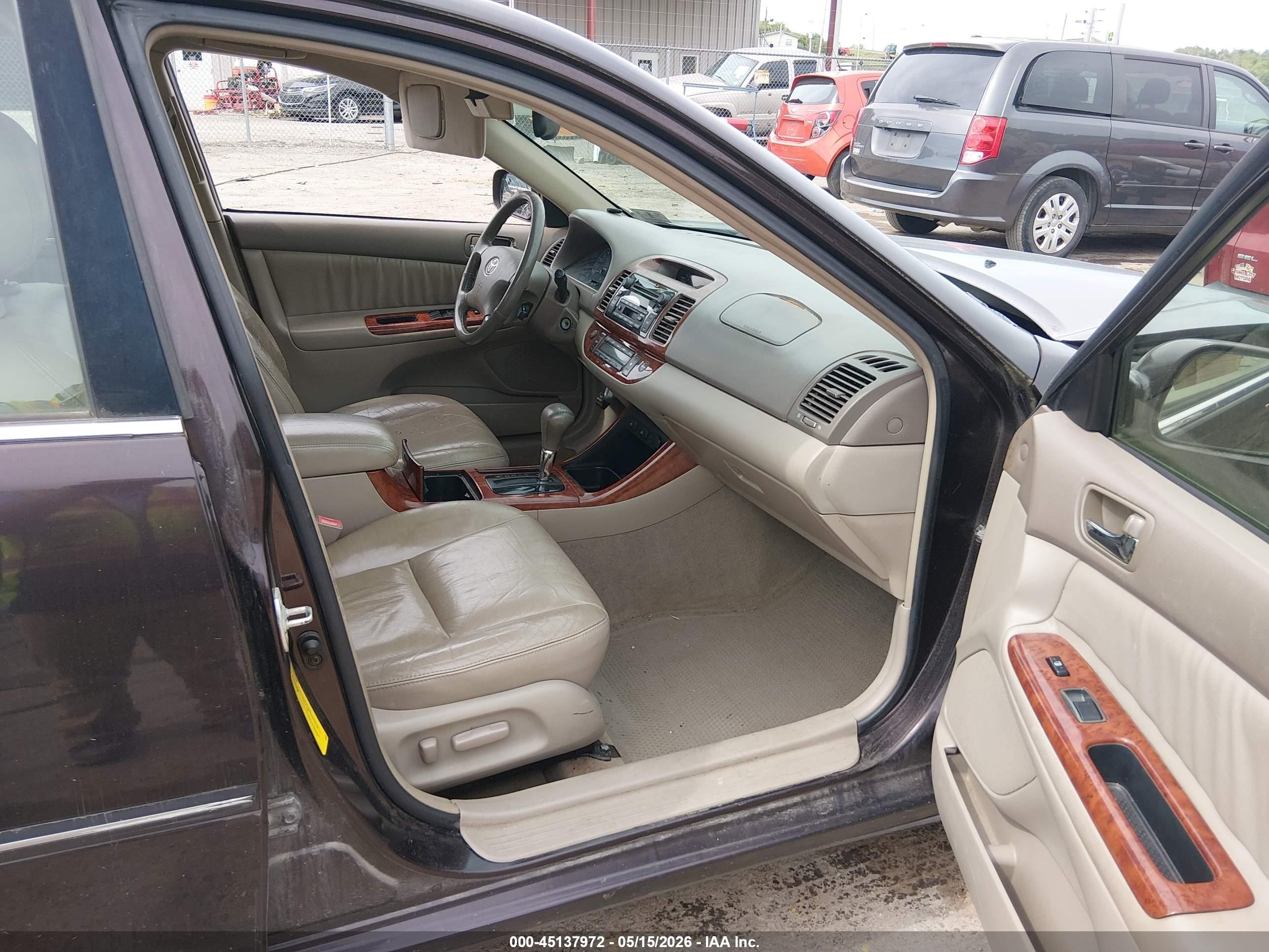 2002 Toyota Camry Xle Purple vin: 4T1BE30K82U618445