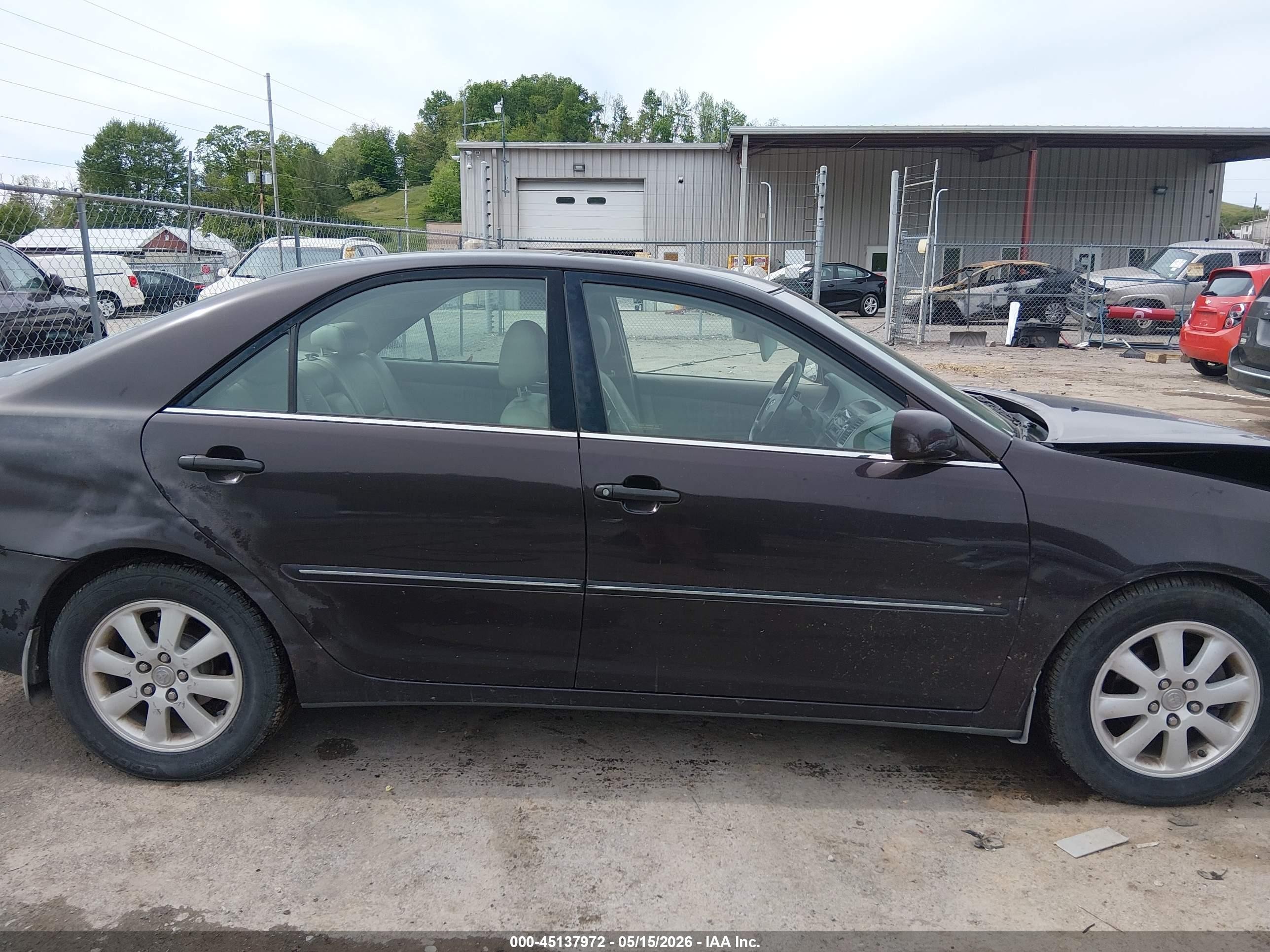2002 Toyota Camry Xle Purple vin: 4T1BE30K82U618445