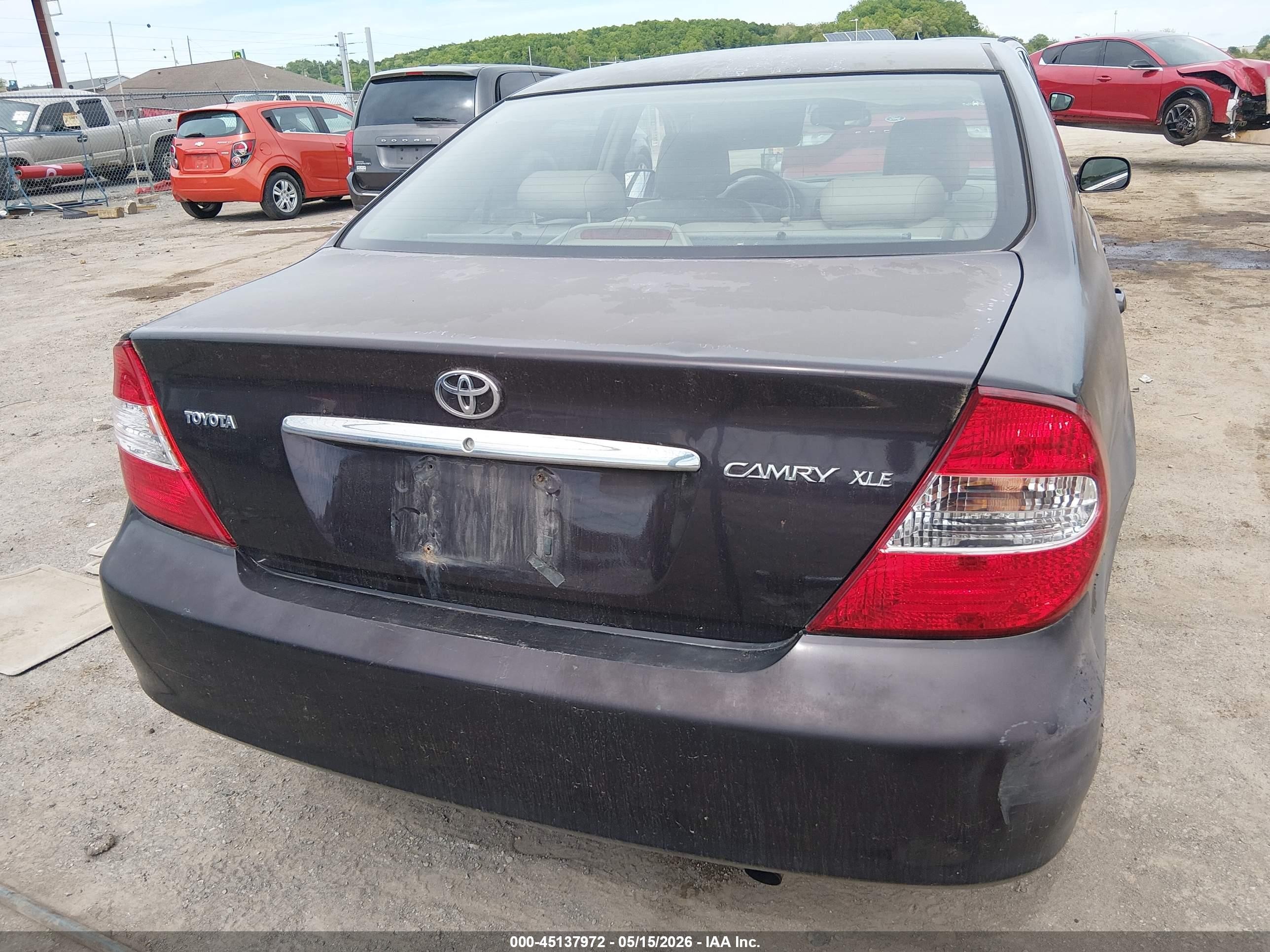 2002 Toyota Camry Xle Purple vin: 4T1BE30K82U618445