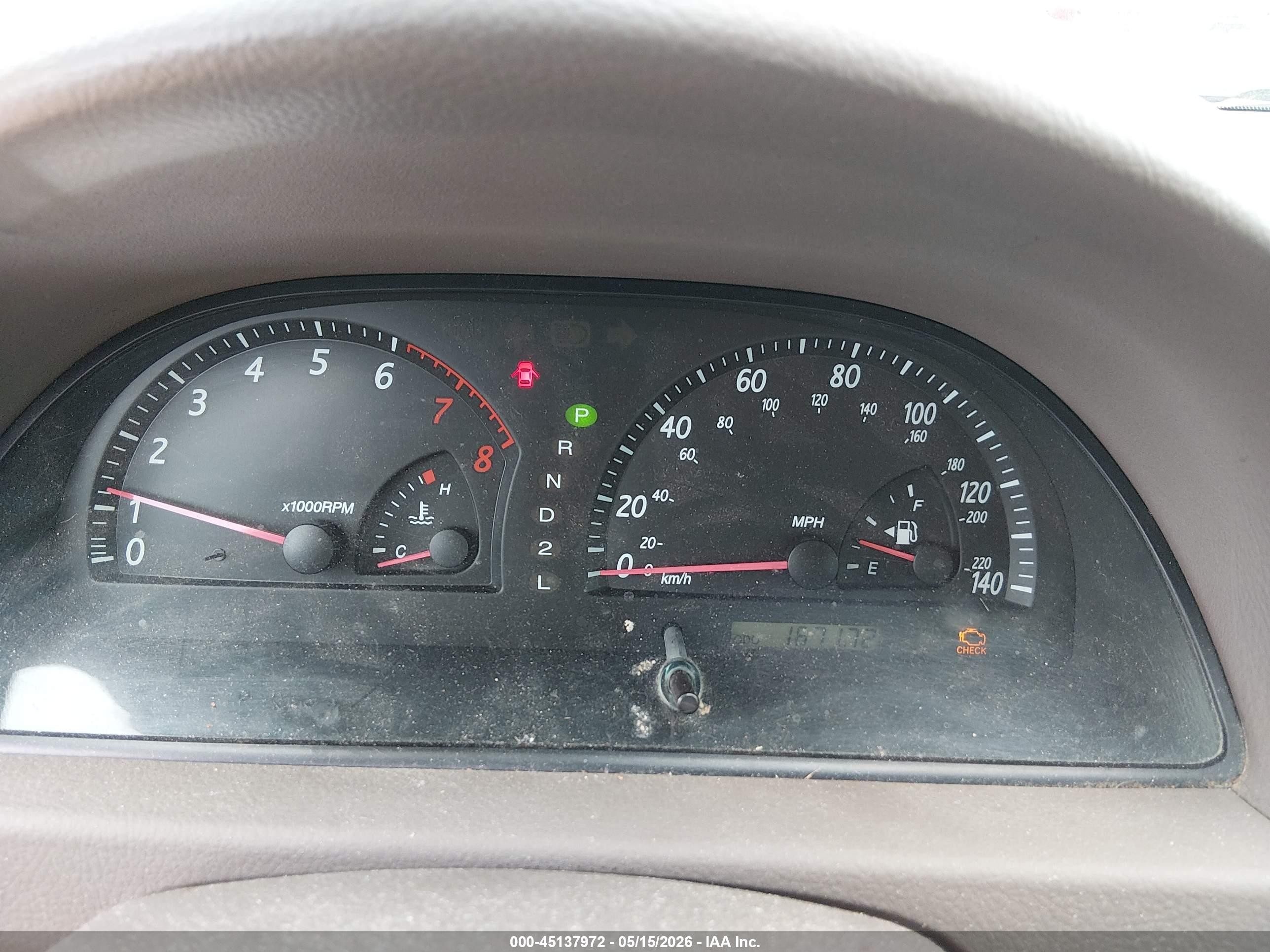 2002 Toyota Camry Xle Purple vin: 4T1BE30K82U618445