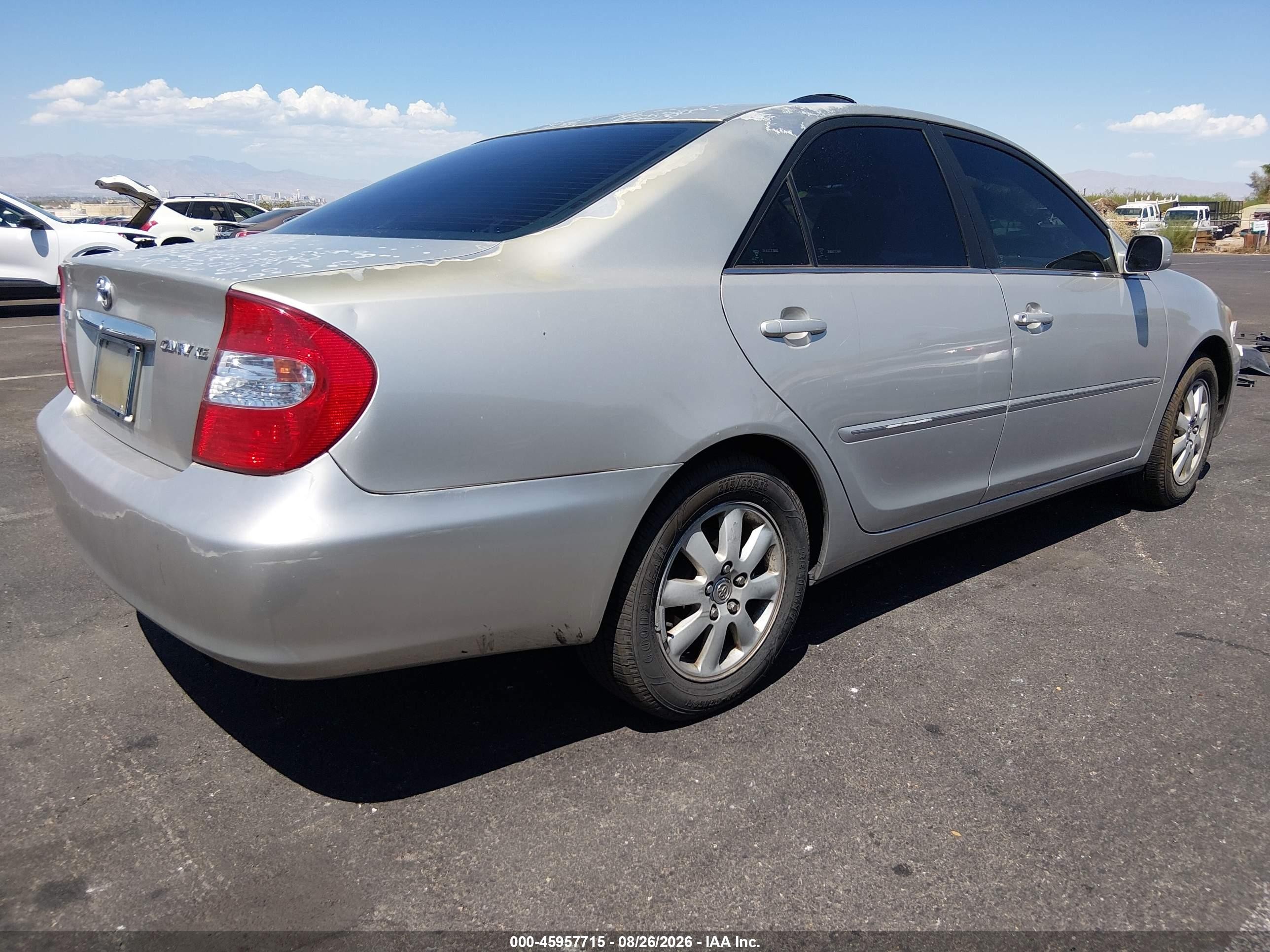 2003 Toyota Camry Xle Silver vin: 4T1BE30K83U667386