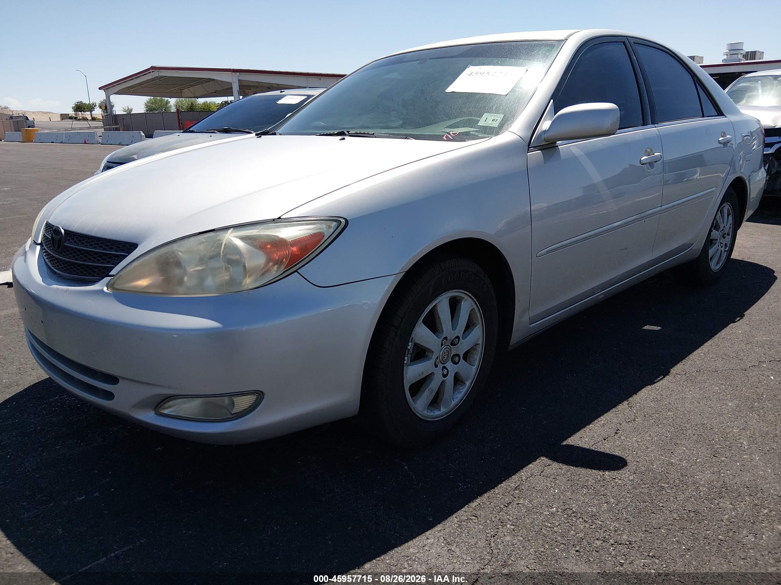 2003 Toyota Camry Xle Silver vin: 4T1BE30K83U667386