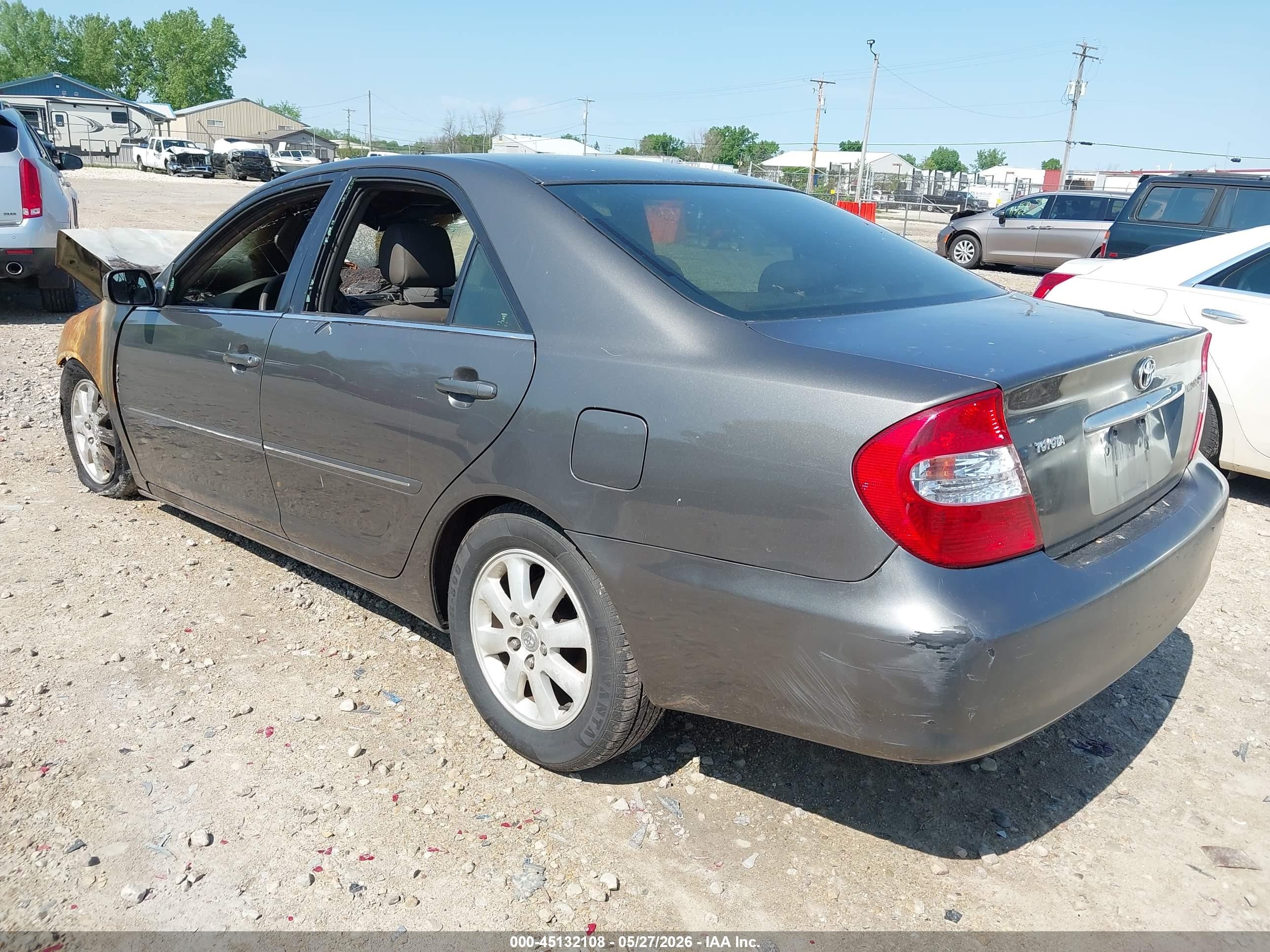 2003 Toyota Camry Xle Gray vin: 4T1BE30K83U753880