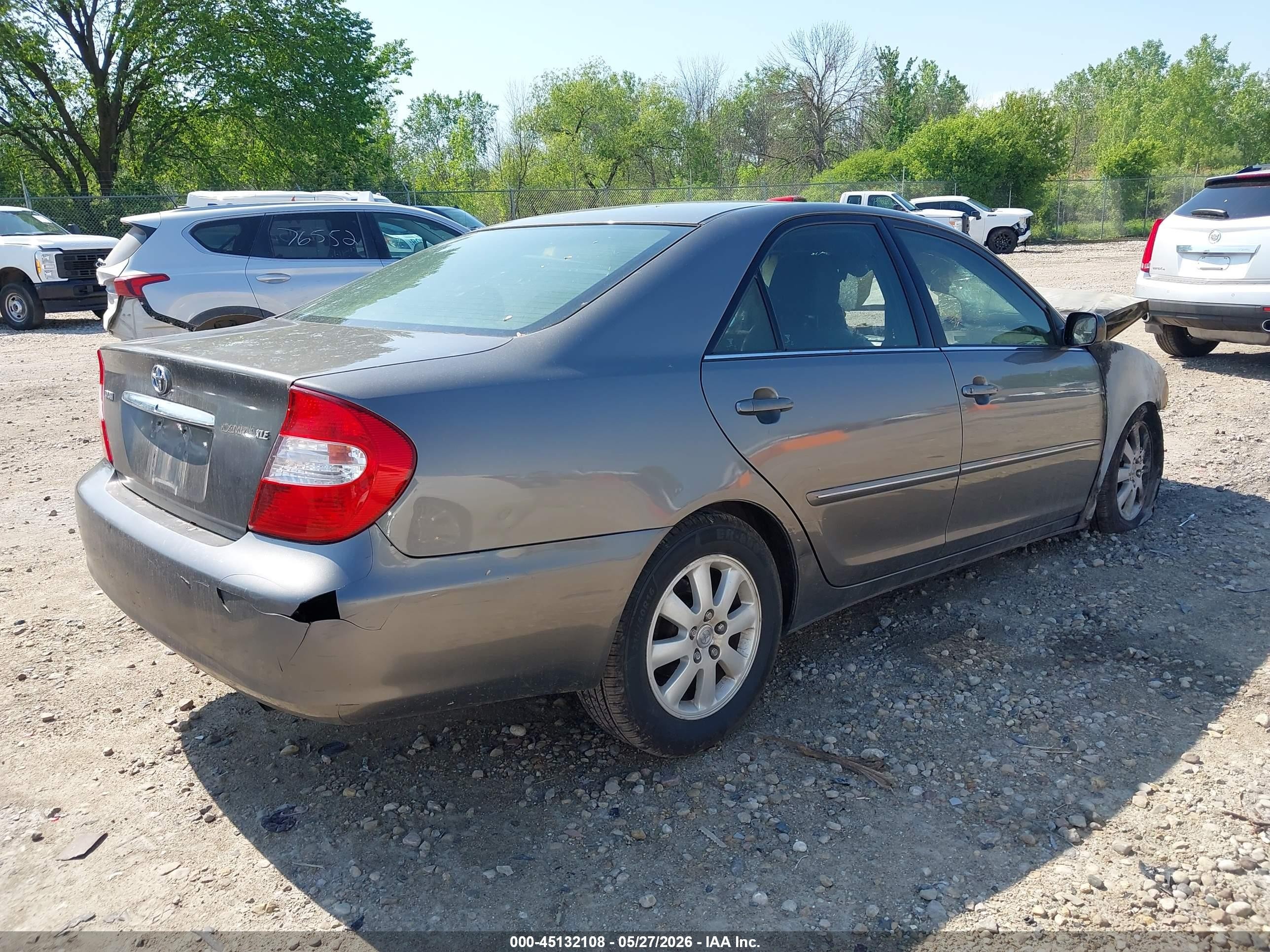 2003 Toyota Camry Xle Gray vin: 4T1BE30K83U753880