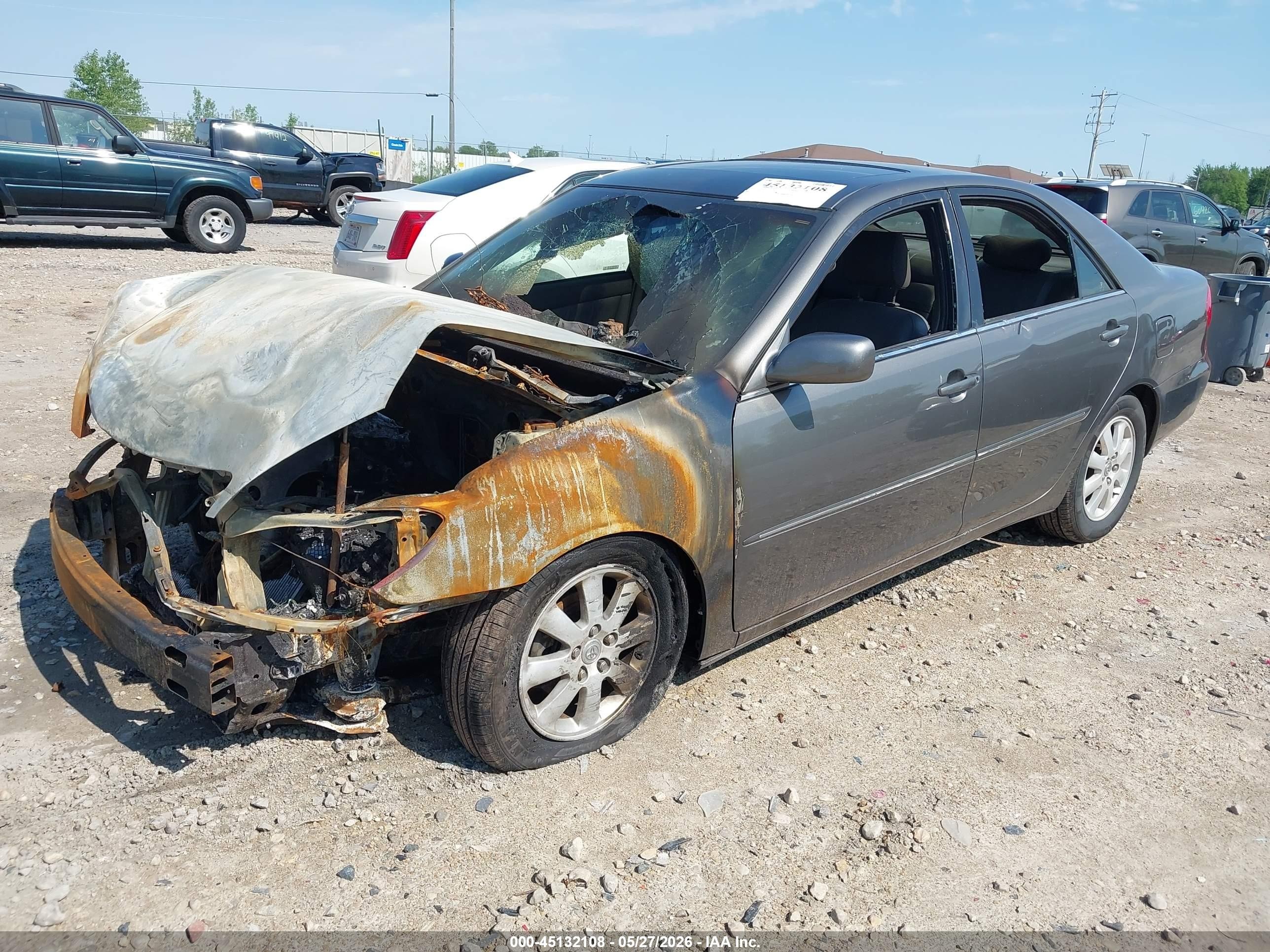 2003 Toyota Camry Xle Gray vin: 4T1BE30K83U753880