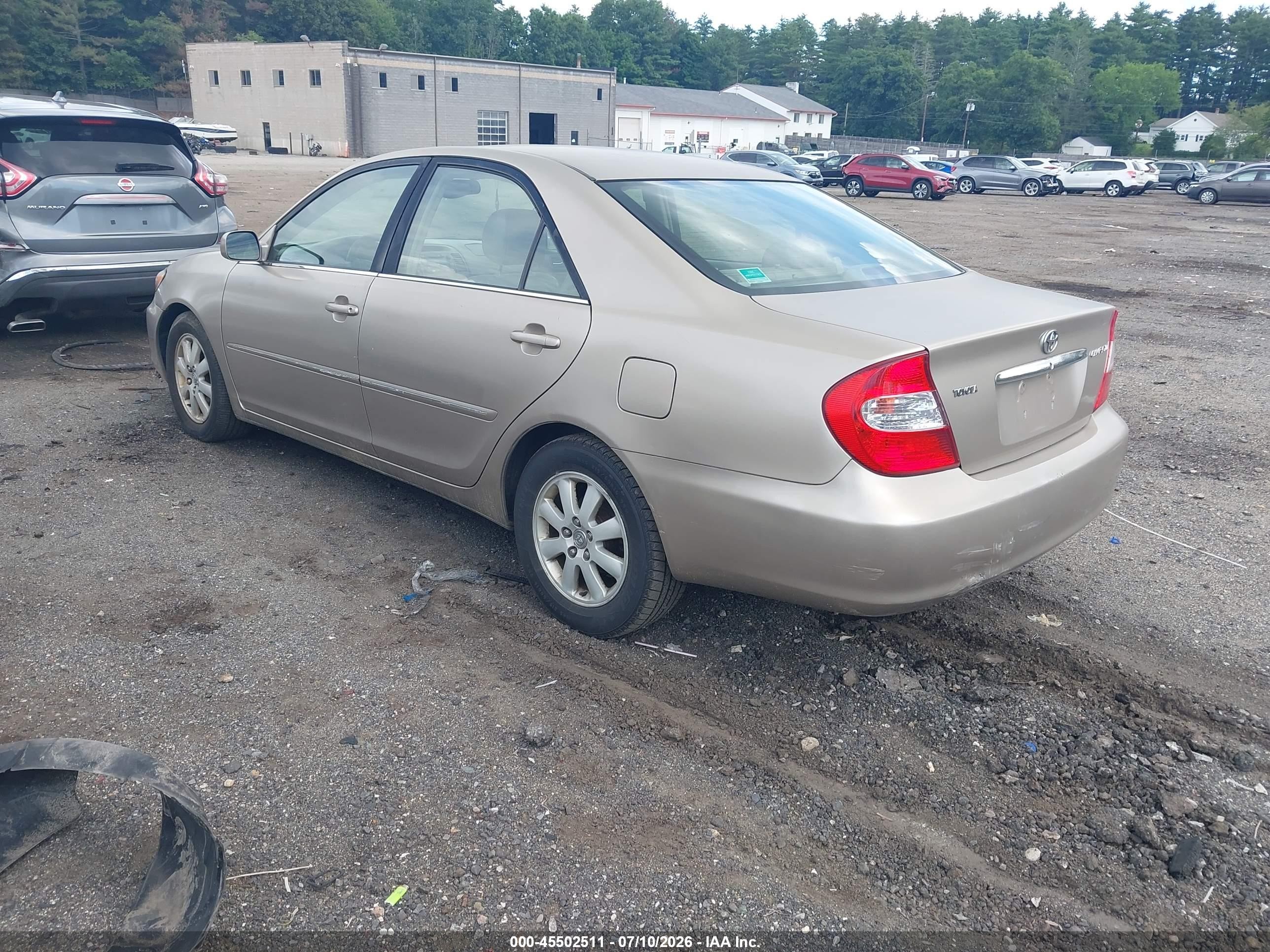 2003 Toyota Camry Xle Желто-коричневый vin: 4T1BE30K83U764247
