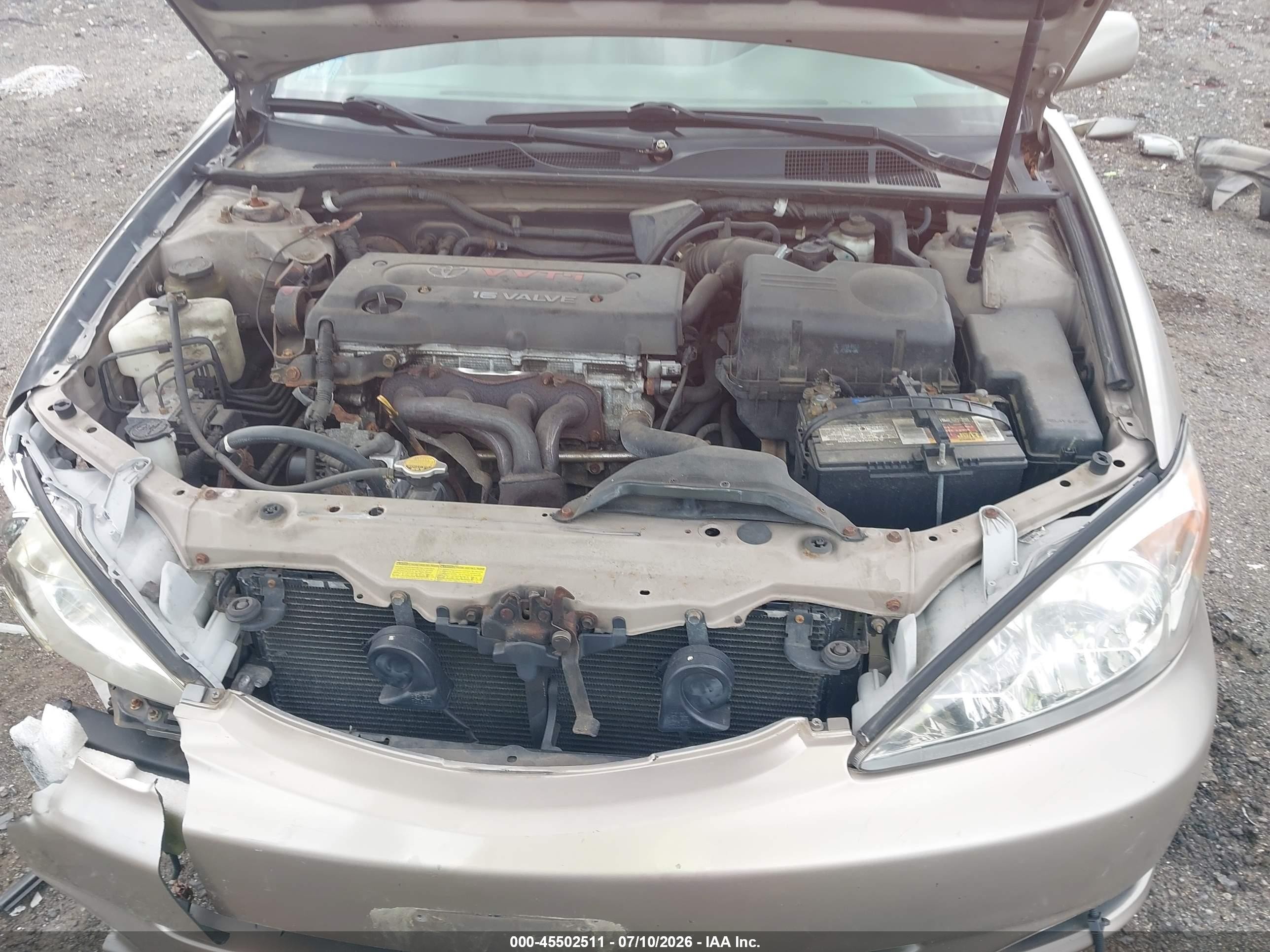 2003 Toyota Camry Xle Желто-коричневый vin: 4T1BE30K83U764247