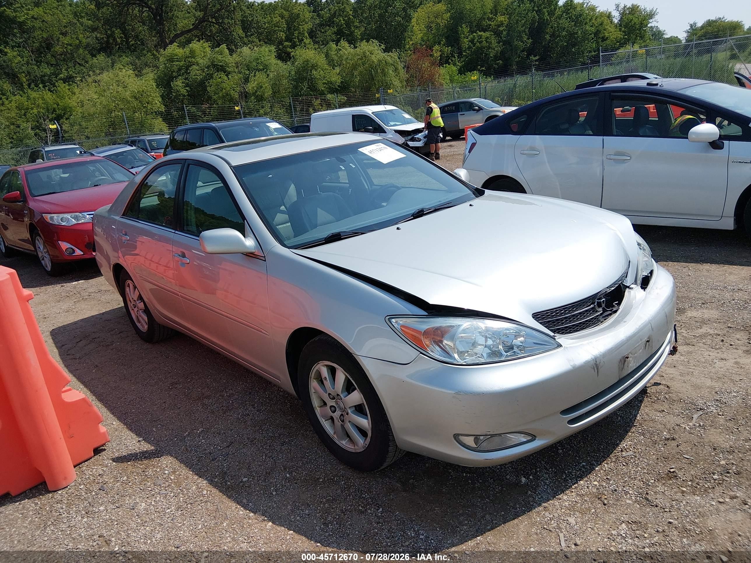 2003 Toyota Camry Xle Silver vin: 4T1BE30K83U775006