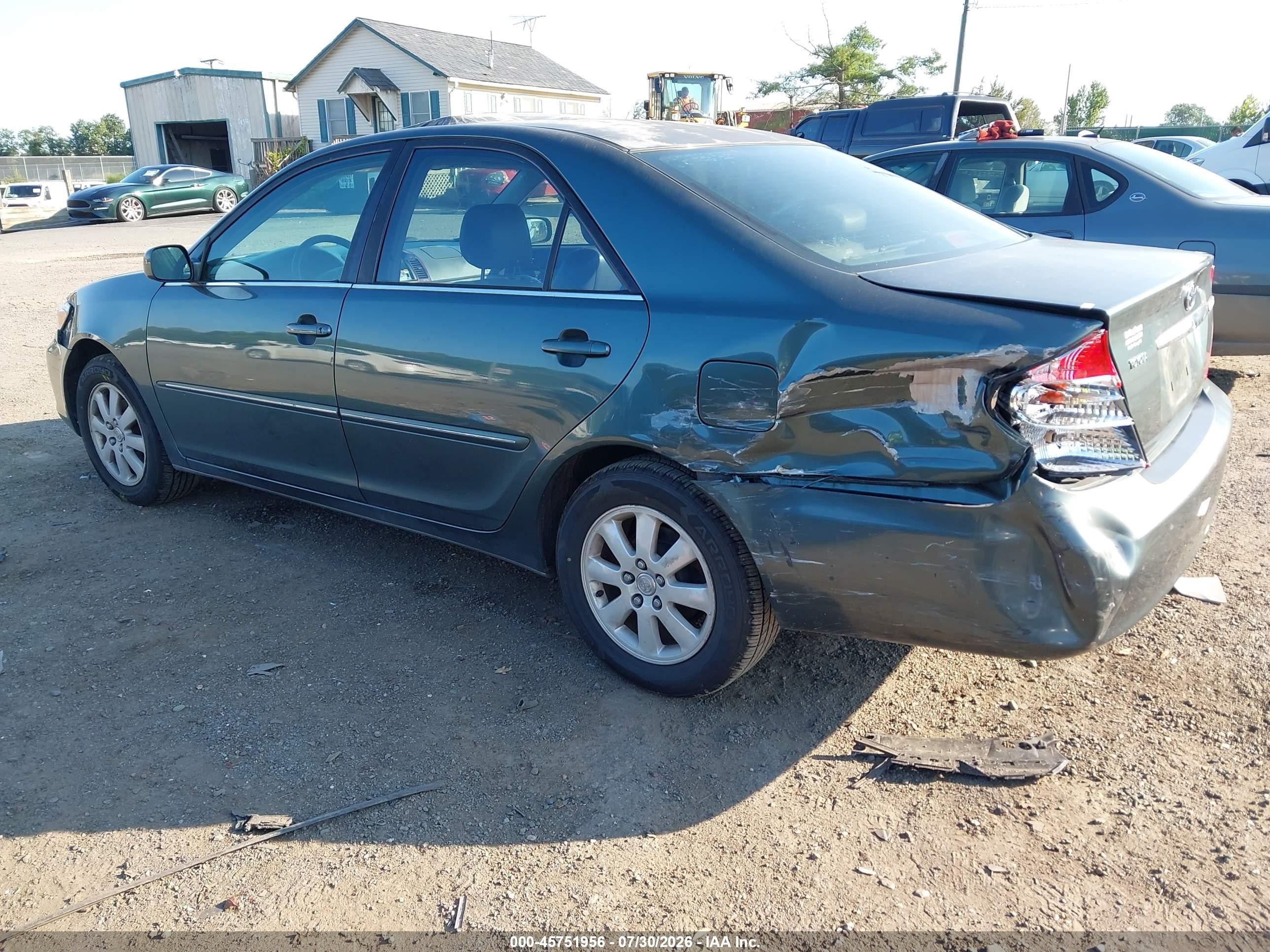 2004 Toyota Camry Xle Зеленый vin: 4T1BE30K84U267720