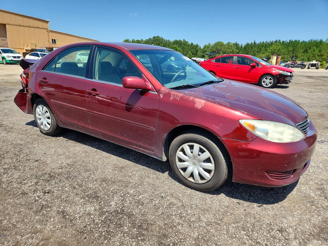 2005 Toyota Camry Le Burgundy vin: 4T1BE30K85U044398