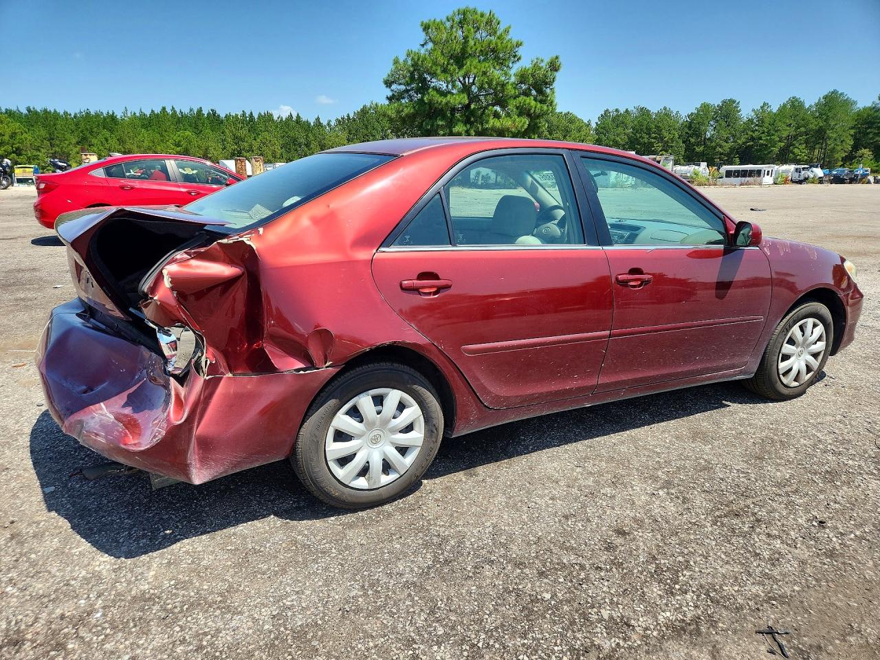 2005 Toyota Camry Le Burgundy vin: 4T1BE30K85U044398