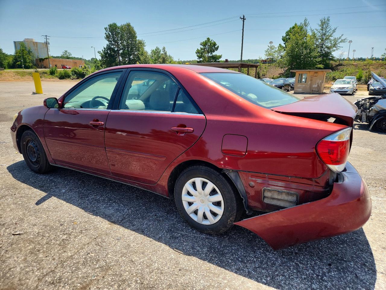 2005 Toyota Camry Le Burgundy vin: 4T1BE30K85U044398