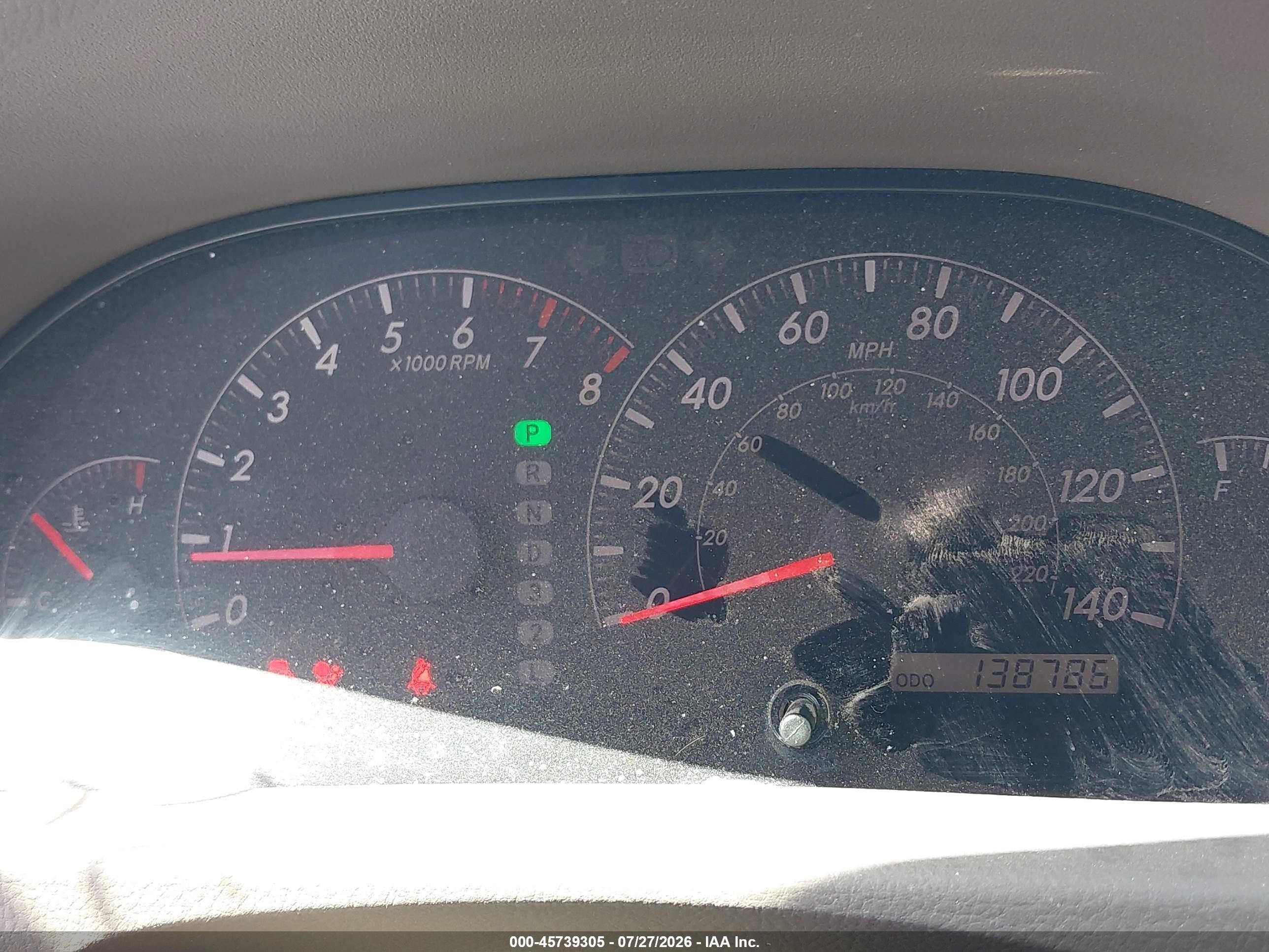 2005 Toyota Camry Xle Champagne vin: 4T1BE30K85U516714