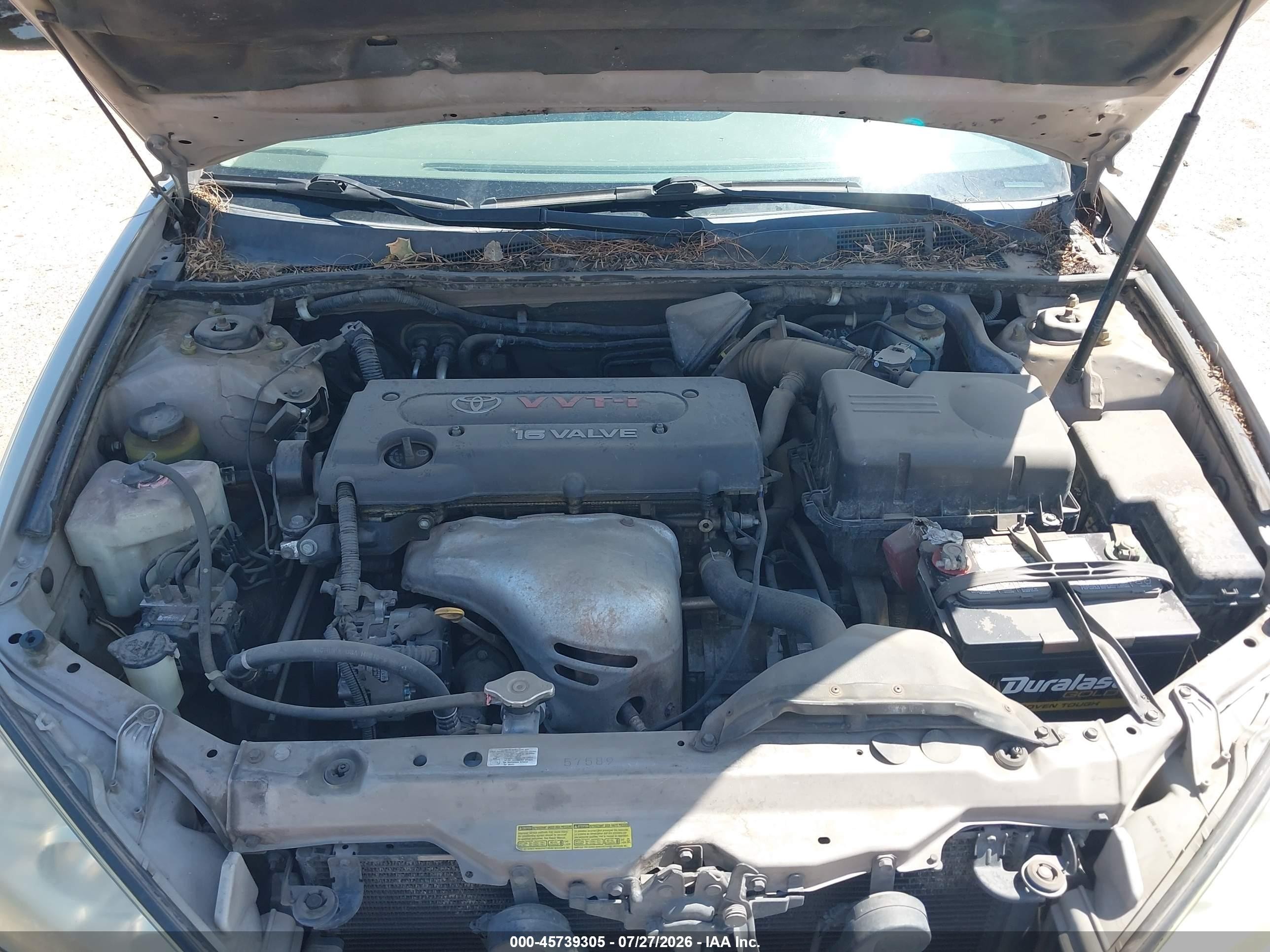 2005 Toyota Camry Xle Champagne vin: 4T1BE30K85U516714