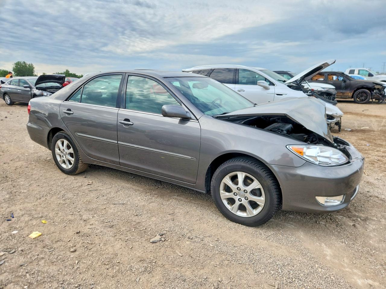 2005 Toyota Camry Xle Gray vin: 4T1BE30K85U518592