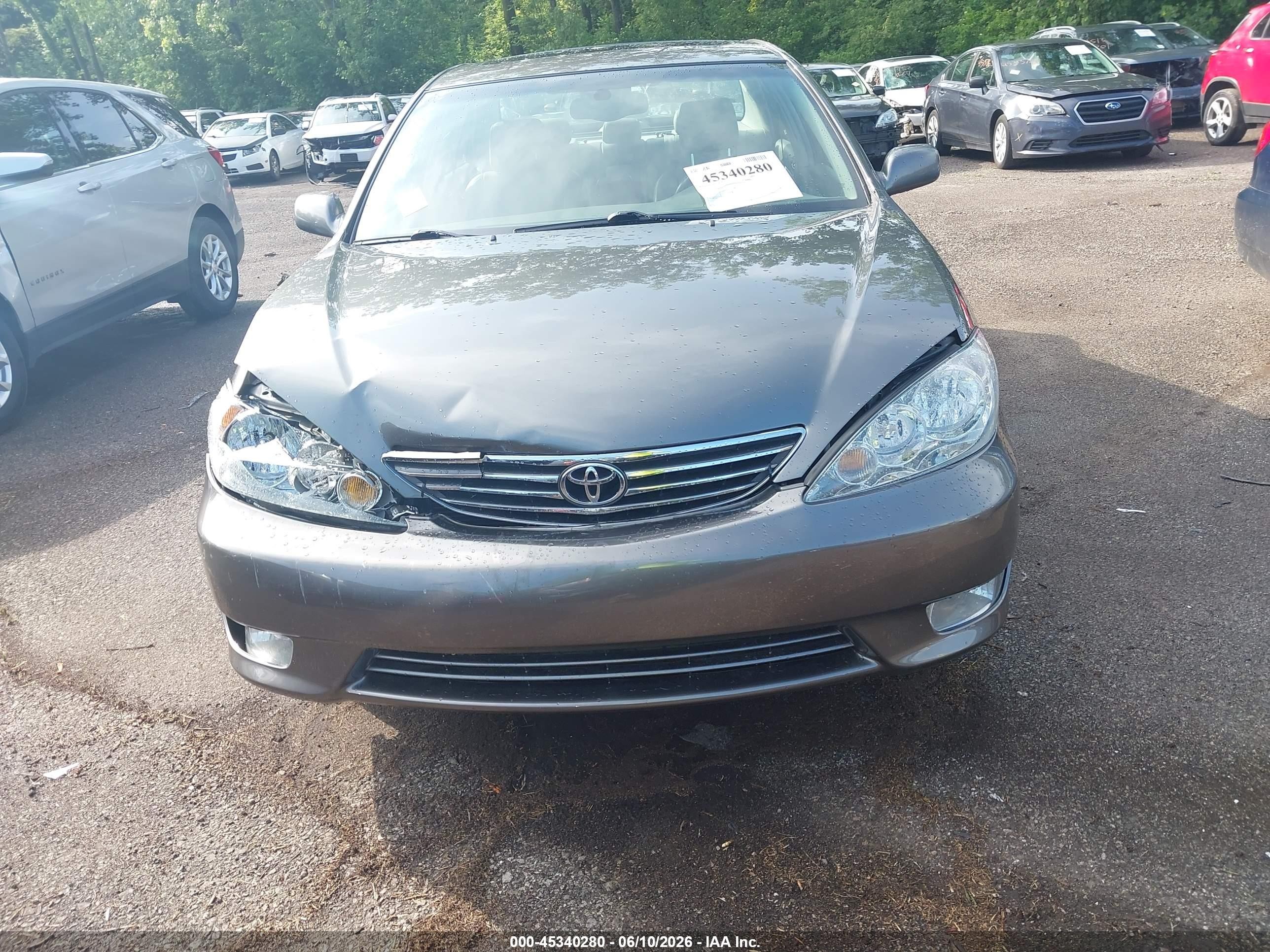 2005 Toyota Camry Xle Gray vin: 4T1BE30K85U944864