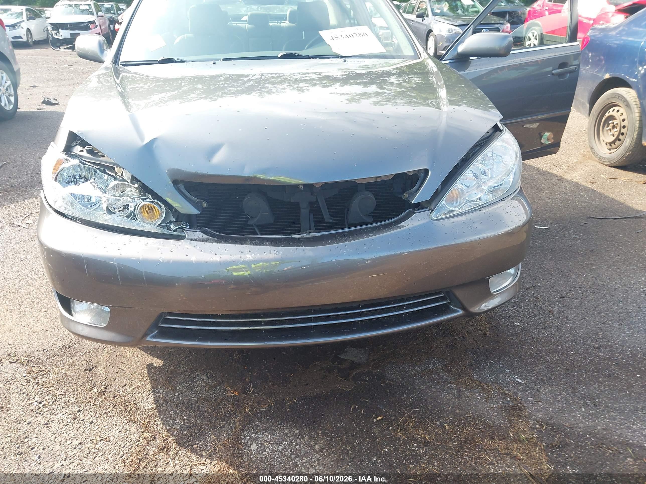 2005 Toyota Camry Xle Gray vin: 4T1BE30K85U944864