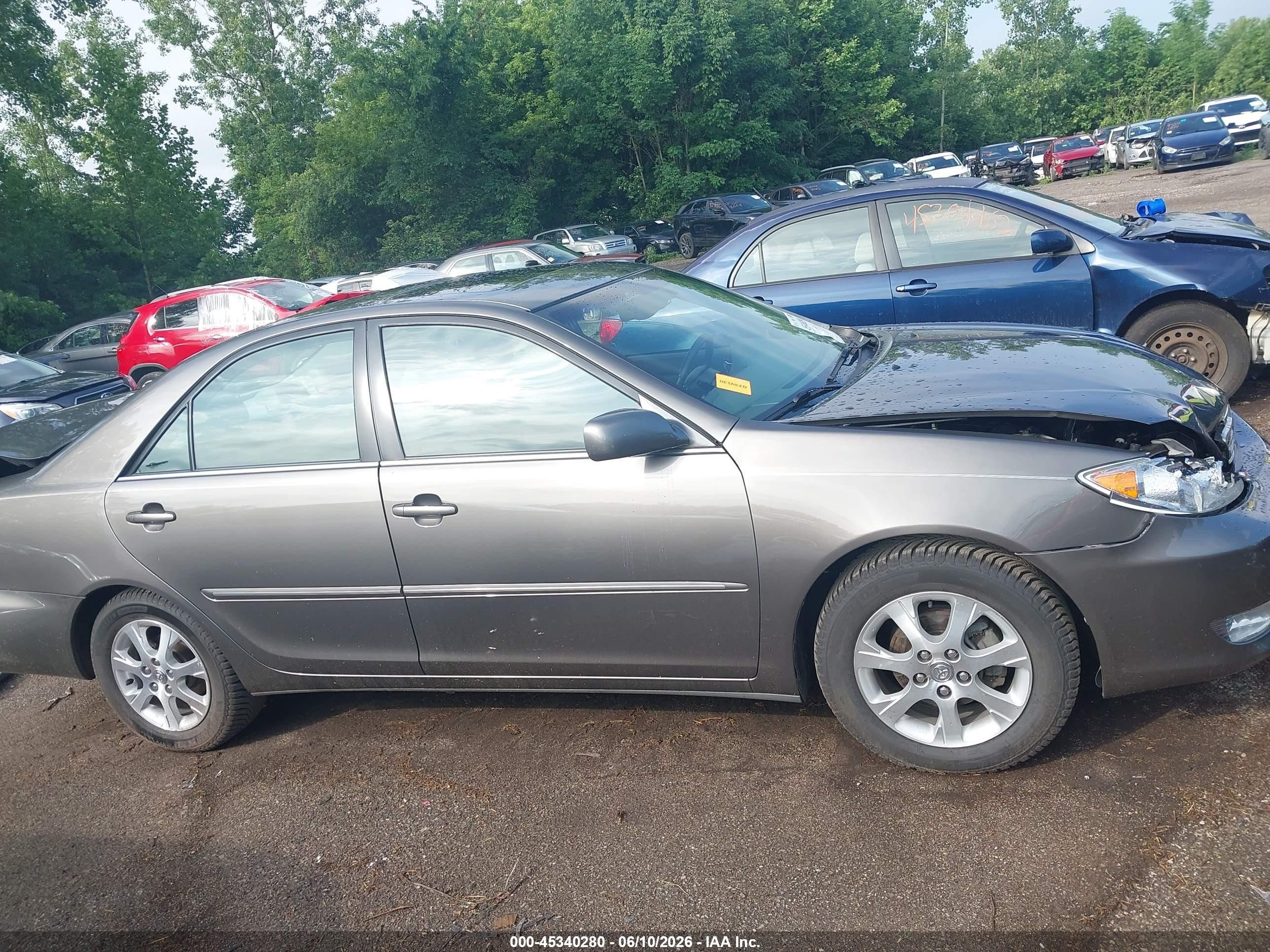 2005 Toyota Camry Xle Gray vin: 4T1BE30K85U944864
