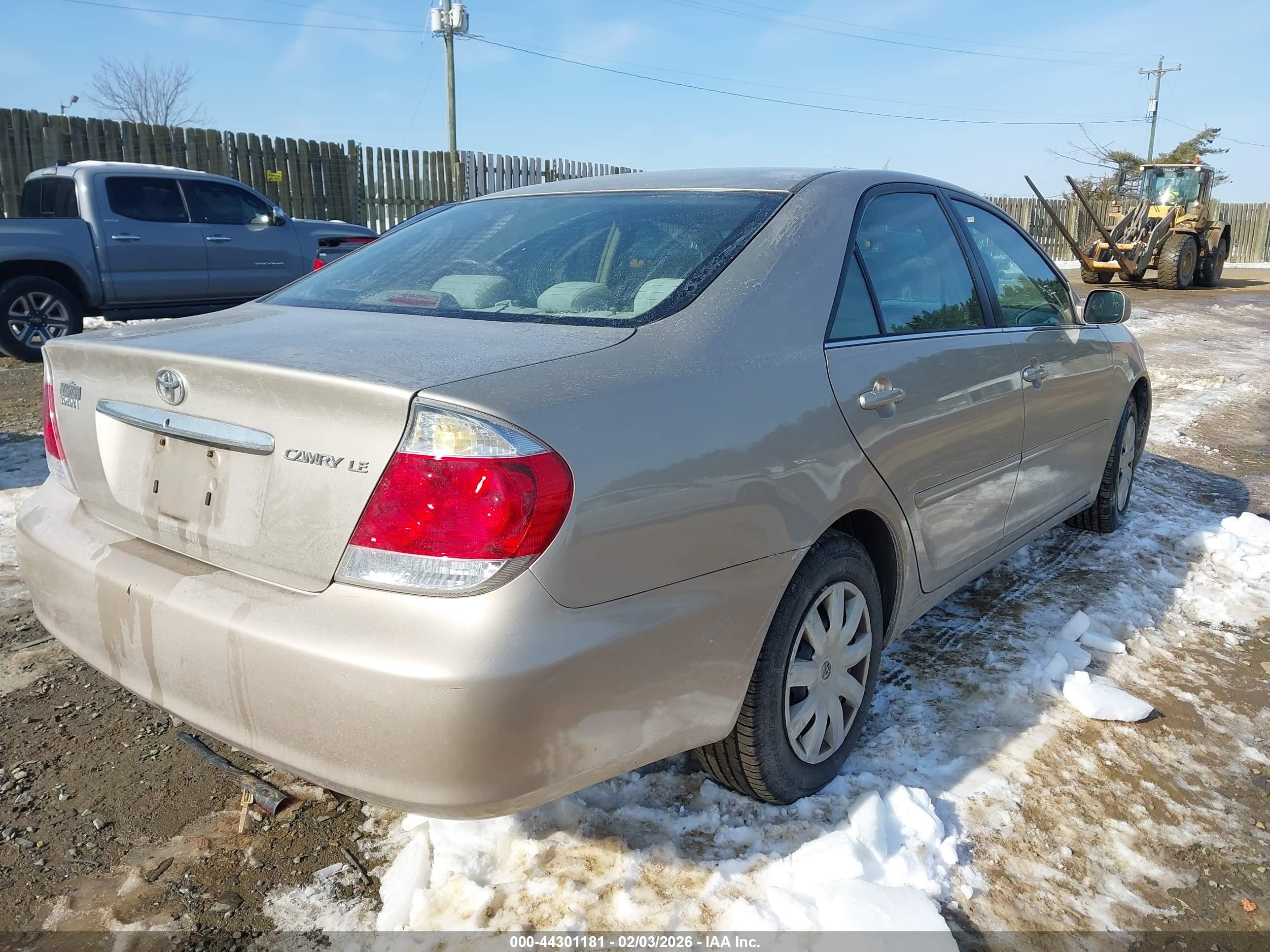 2006 Toyota Camry Le Beige vin: 4T1BE30K86U138198