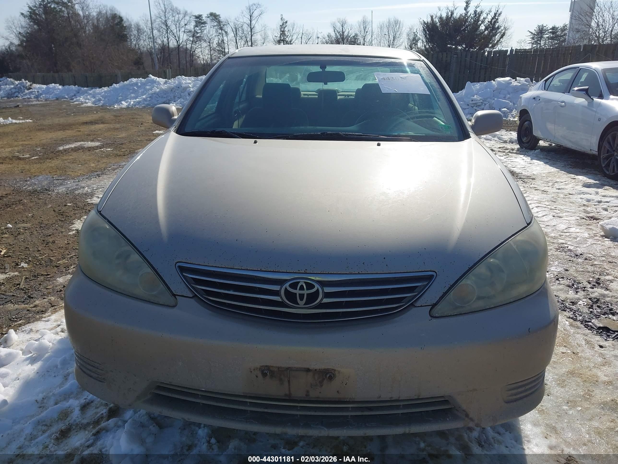 2006 Toyota Camry Le Beige vin: 4T1BE30K86U138198