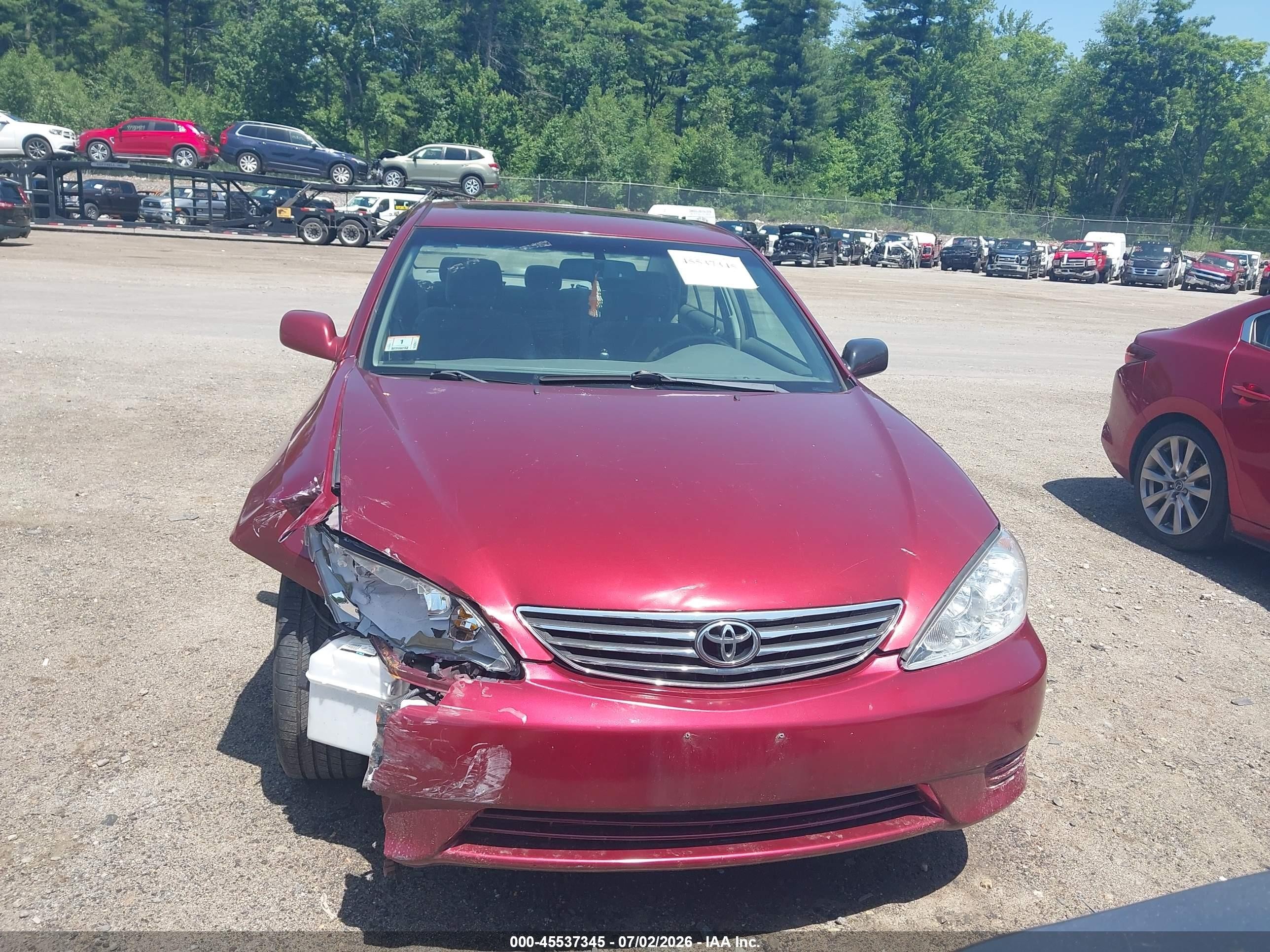 2006 Toyota Camry Xle Красный vin: 4T1BE30K86U153073