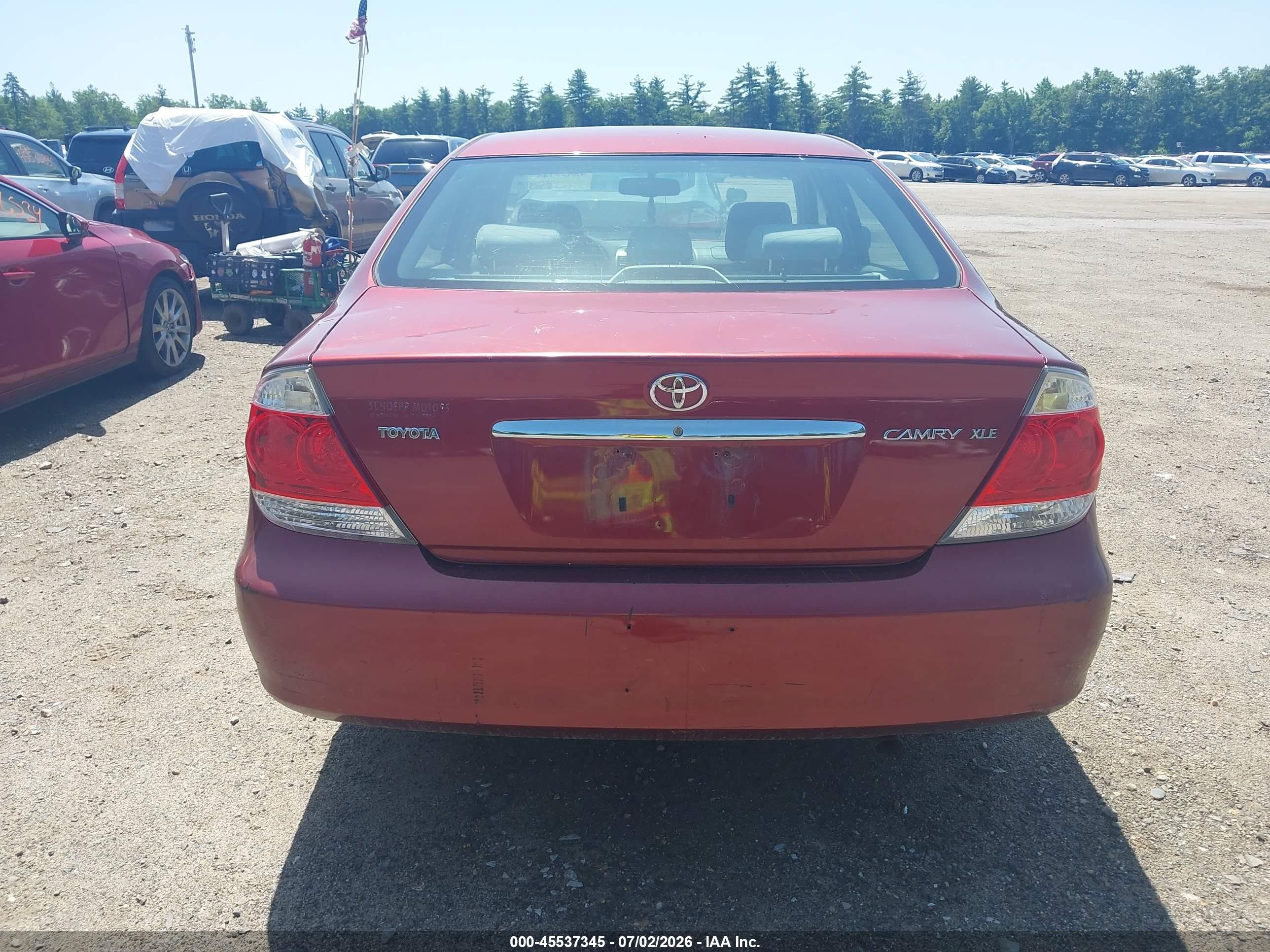 2006 Toyota Camry Xle Красный vin: 4T1BE30K86U153073