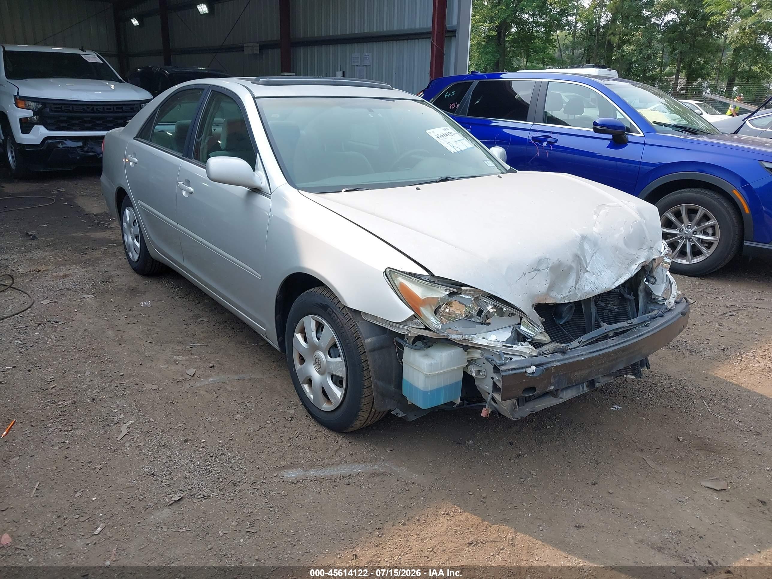 2003 Toyota Camry Le Silver vin: 4T1BE30K93U643839