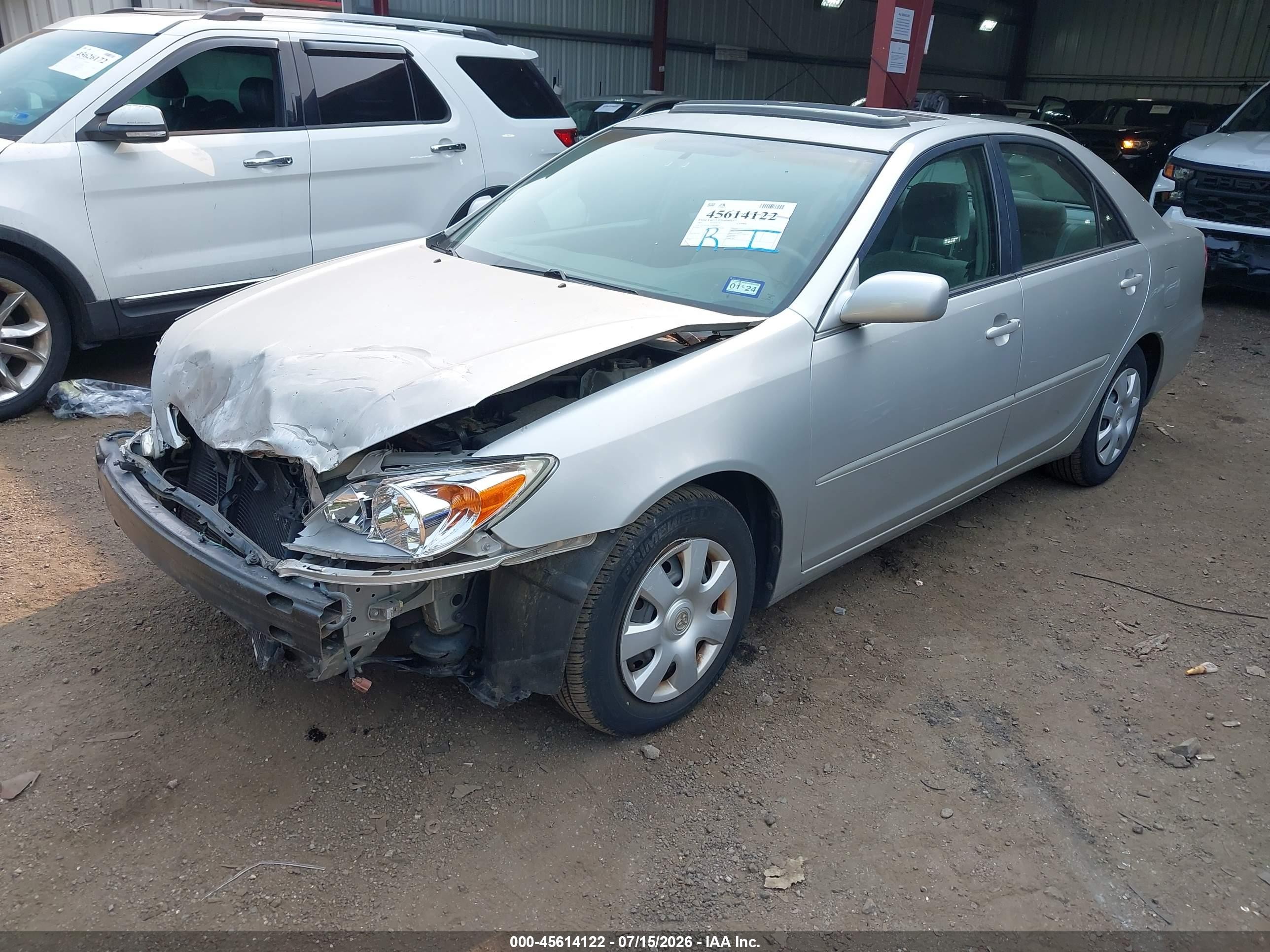 2003 Toyota Camry Le Silver vin: 4T1BE30K93U643839