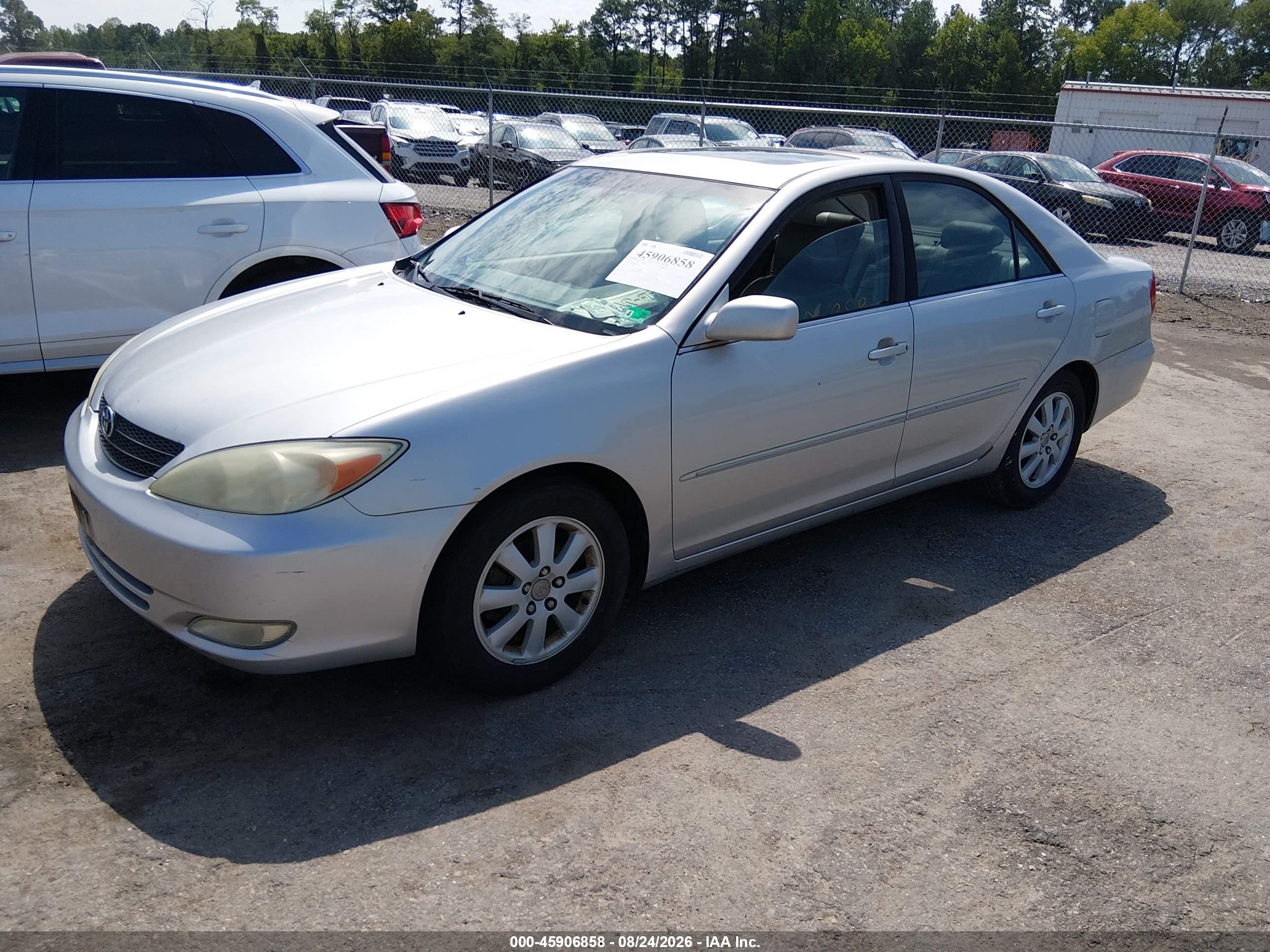 2003 Toyota Camry Xle Silver vin: 4T1BE30K93U696167