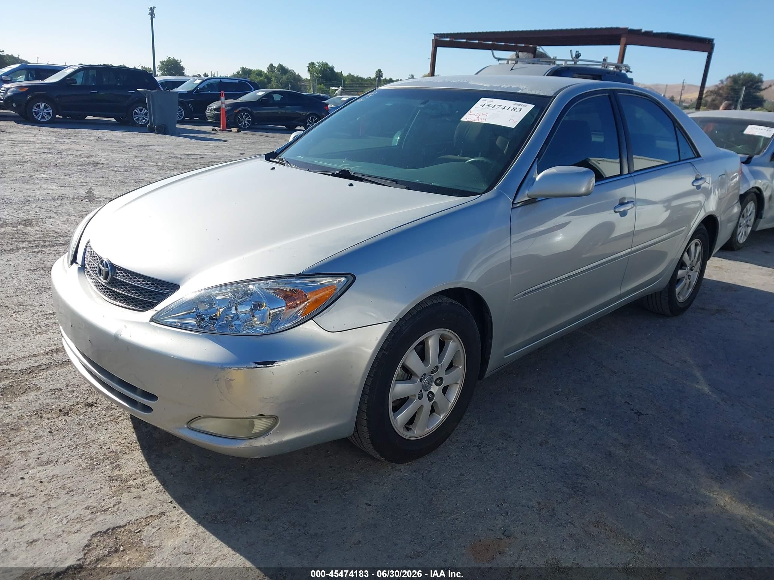 2003 Toyota Camry Xle Silver vin: 4T1BE30K93U744637
