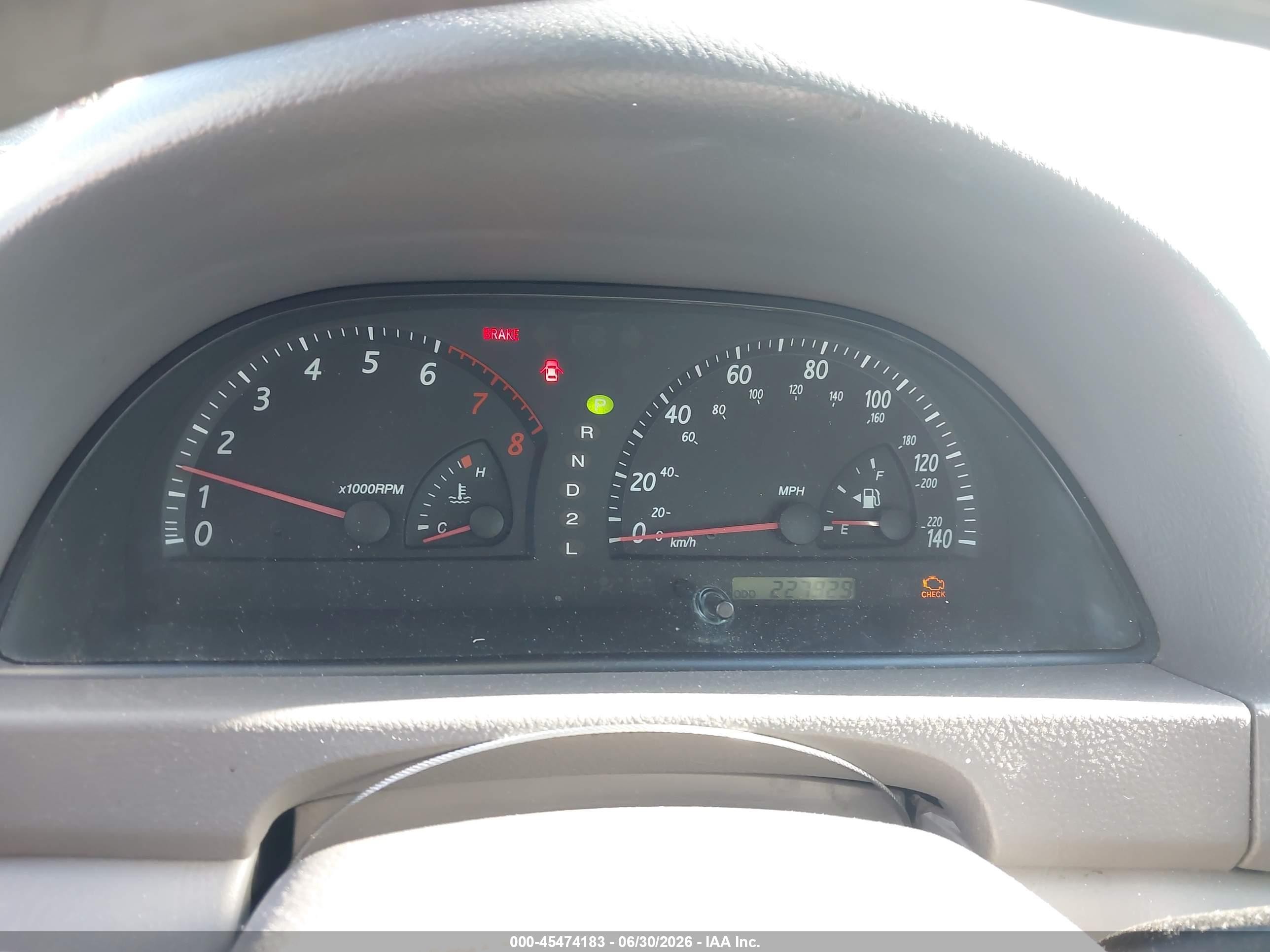 2003 Toyota Camry Xle Silver vin: 4T1BE30K93U744637