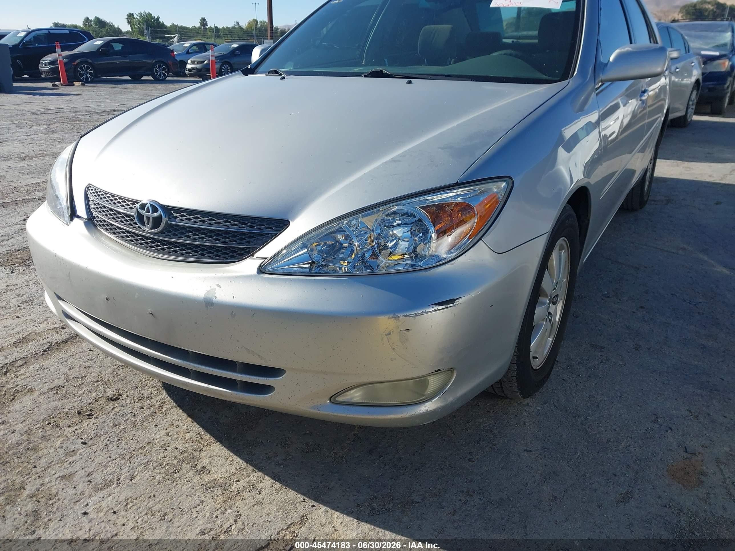 2003 Toyota Camry Xle Silver vin: 4T1BE30K93U744637