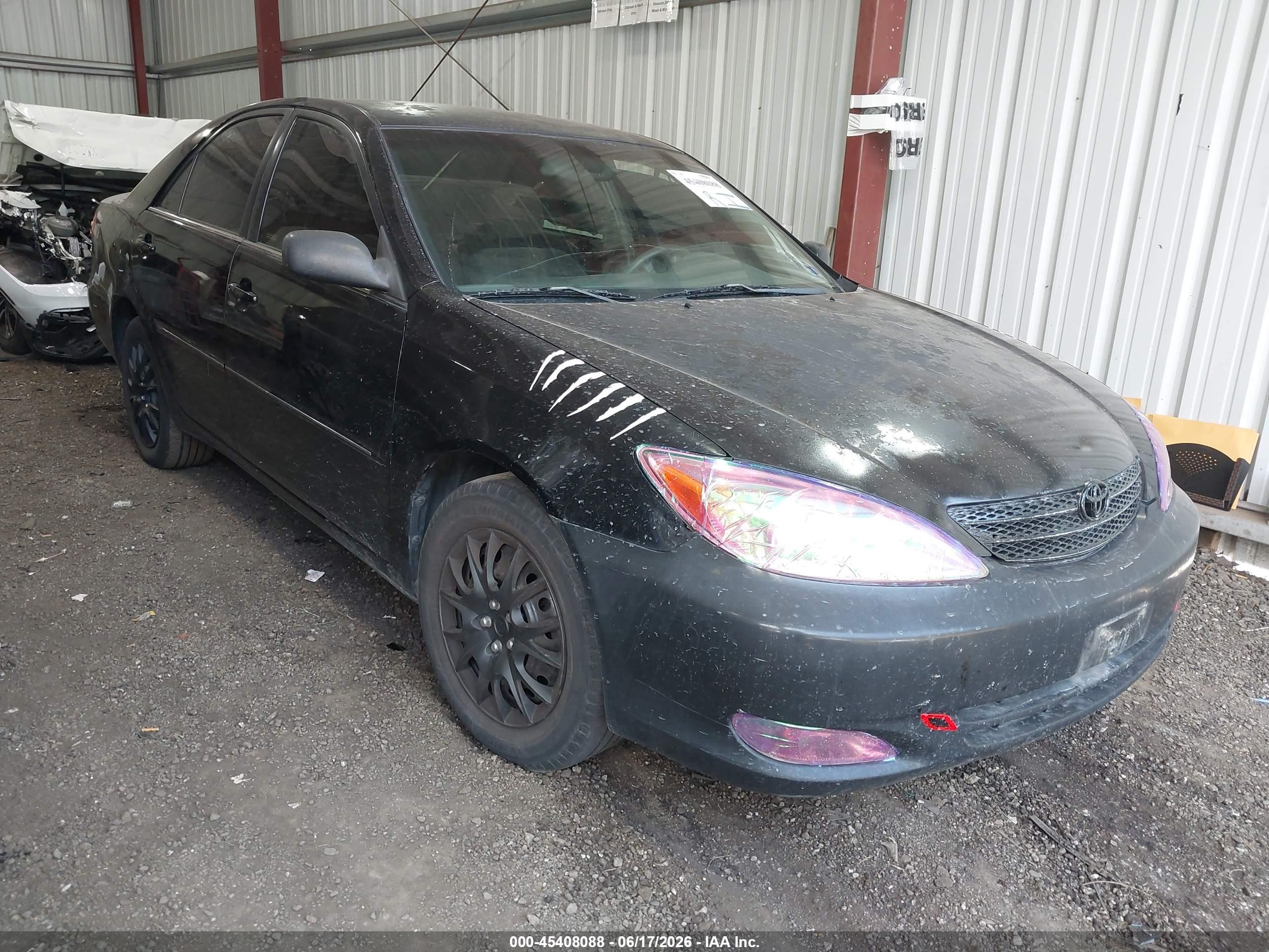 2004 Toyota Camry Xle Black vin: 4T1BE30K94U330243