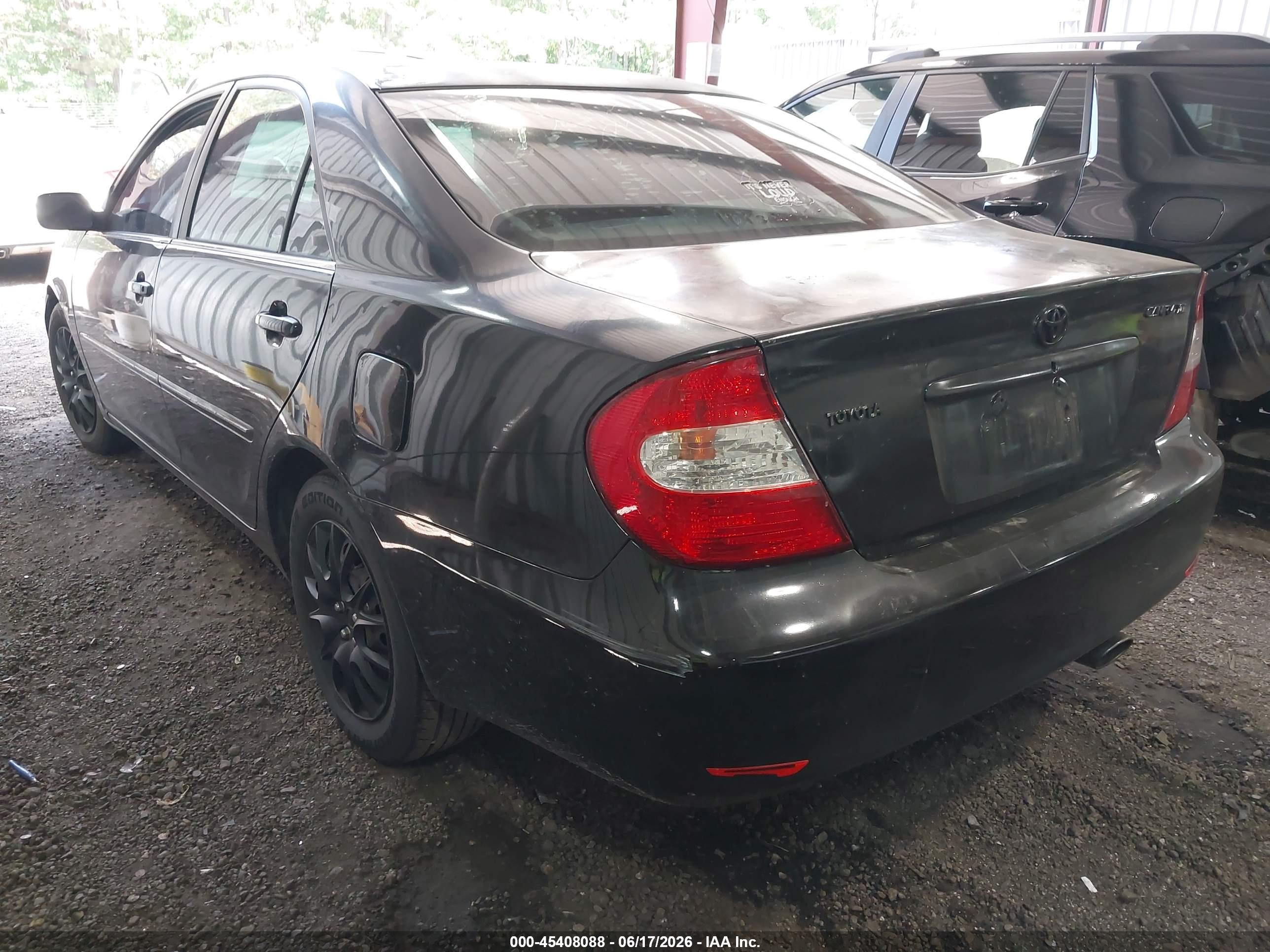 2004 Toyota Camry Xle Black vin: 4T1BE30K94U330243