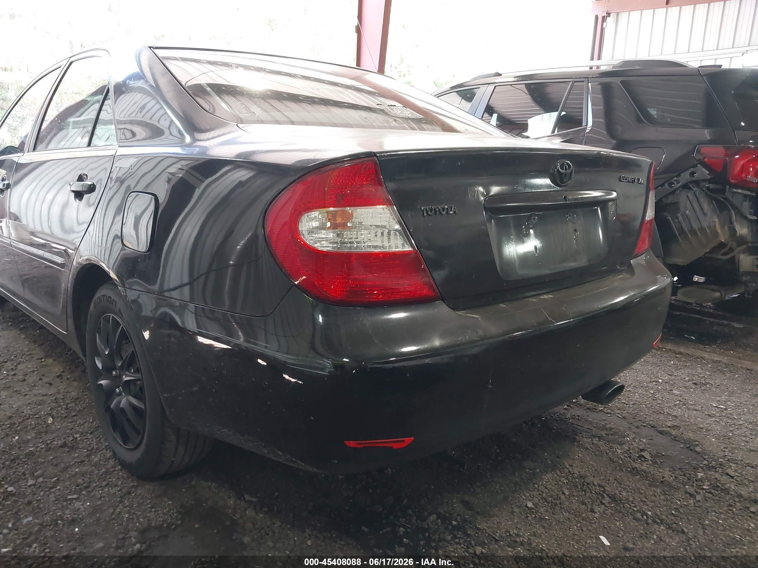 2004 Toyota Camry Xle Black vin: 4T1BE30K94U330243
