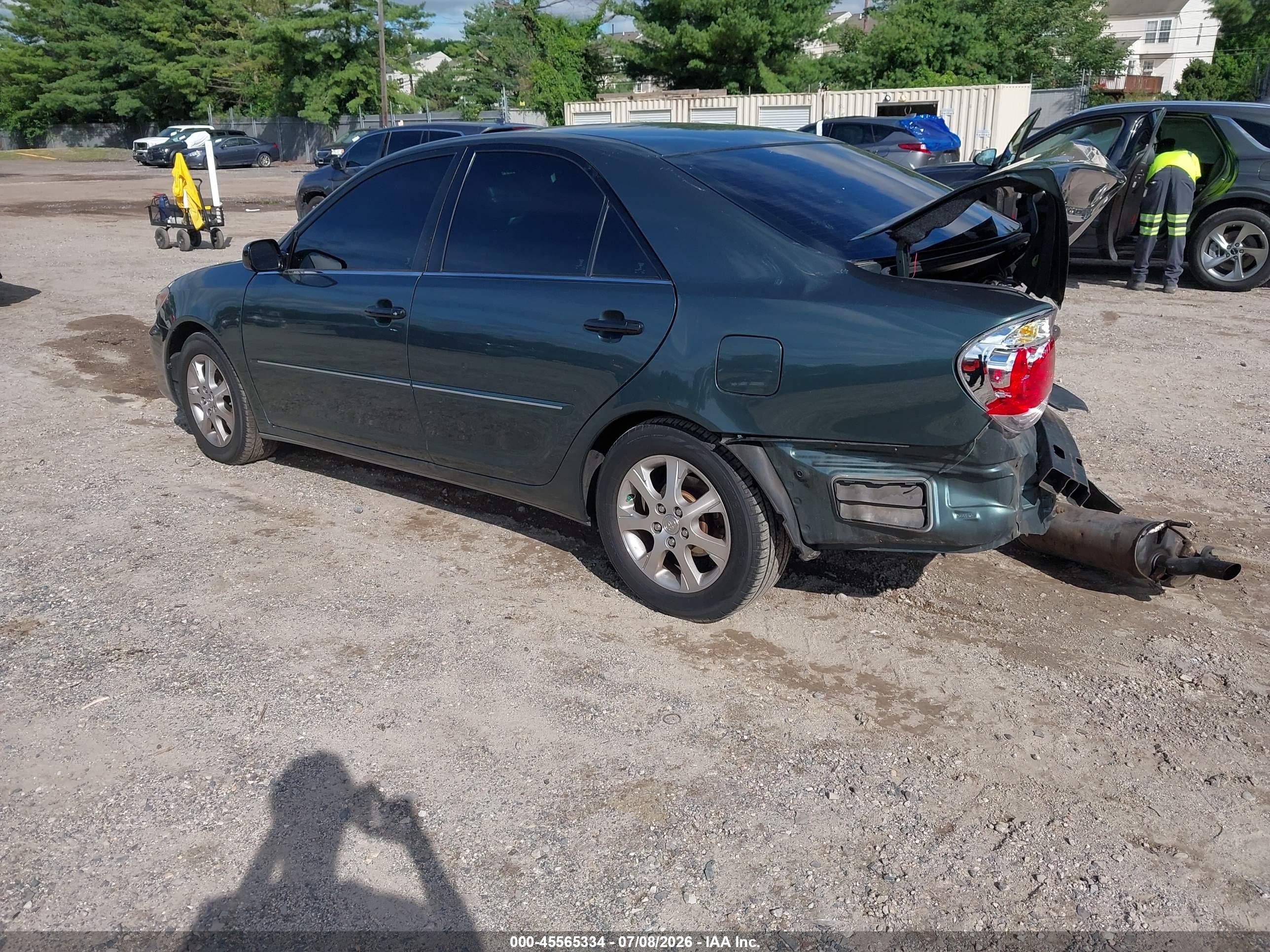 2005 Toyota Camry Xle Зеленый vin: 4T1BE30K95U027352