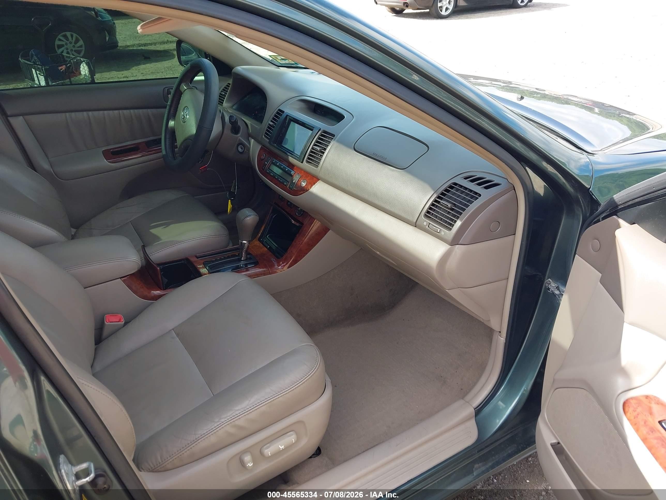 2005 Toyota Camry Xle Зеленый vin: 4T1BE30K95U027352