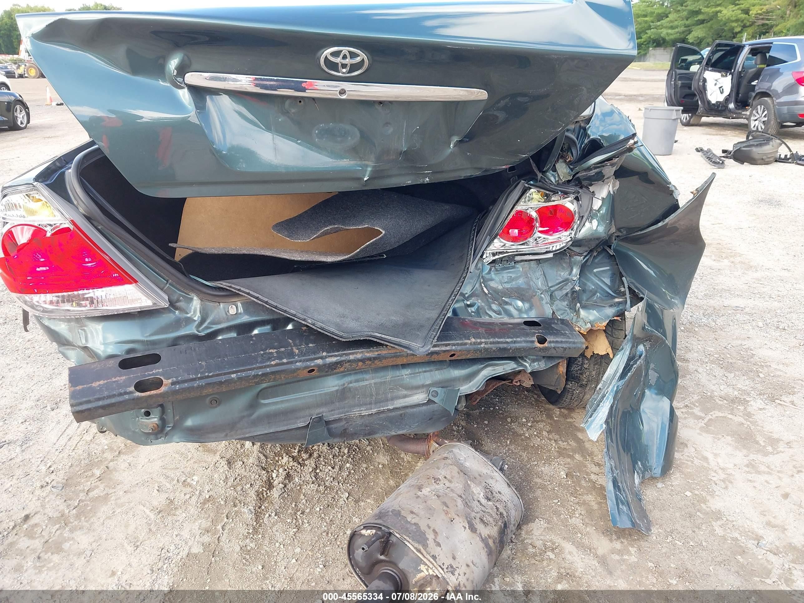 2005 Toyota Camry Xle Зеленый vin: 4T1BE30K95U027352