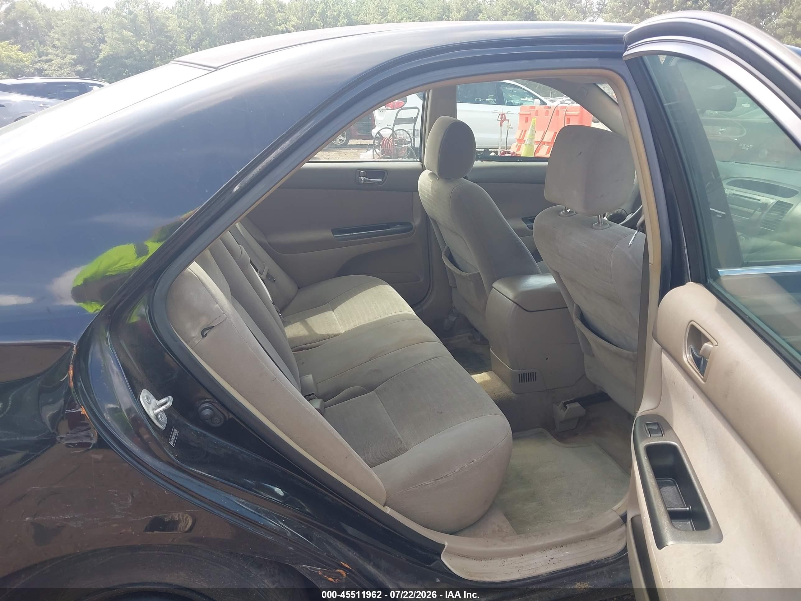 2005 Toyota Camry Le Black vin: 4T1BE30K95U040280