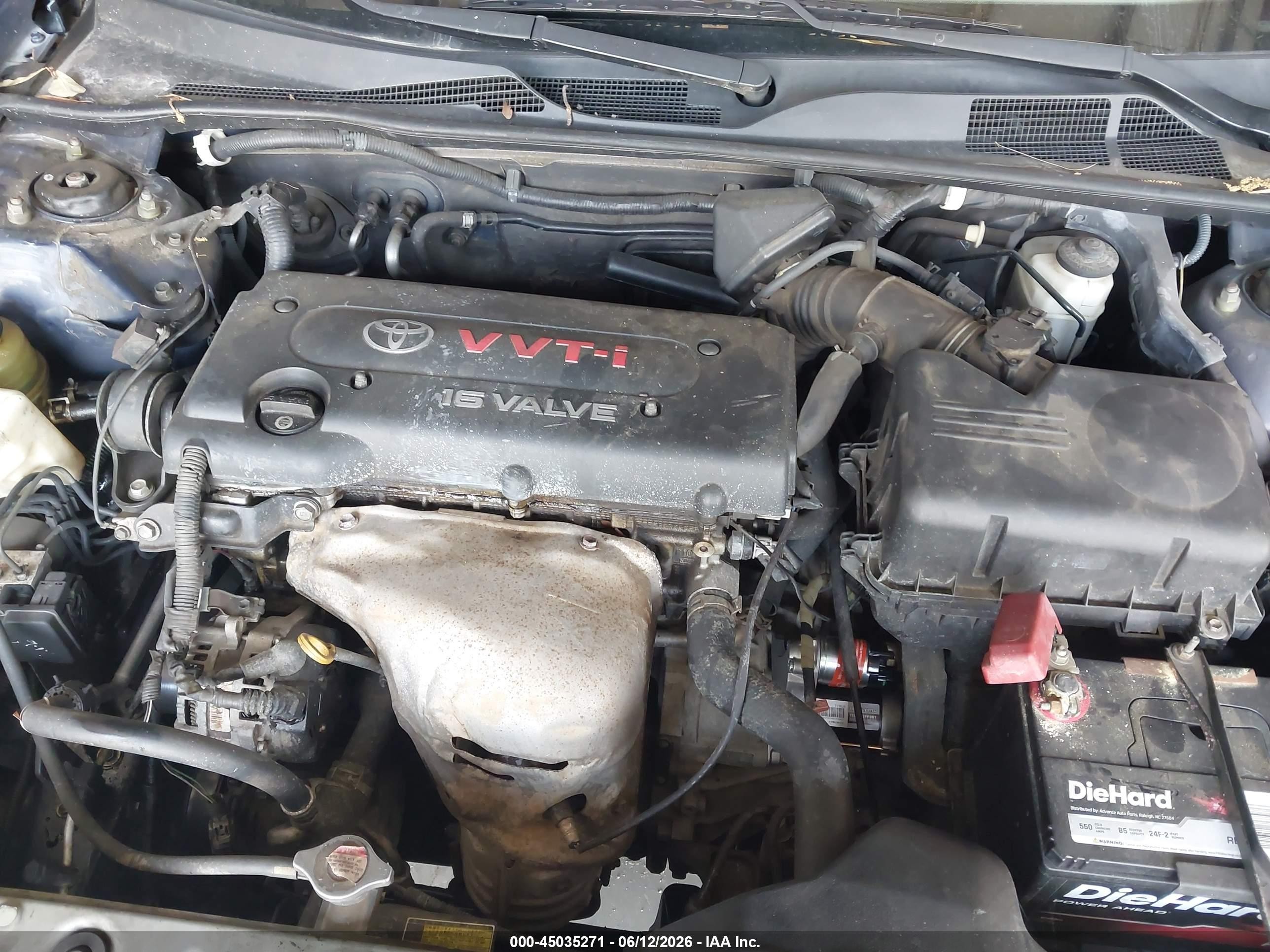 2005 Toyota Camry Le Blue vin: 4T1BE30K95U089818