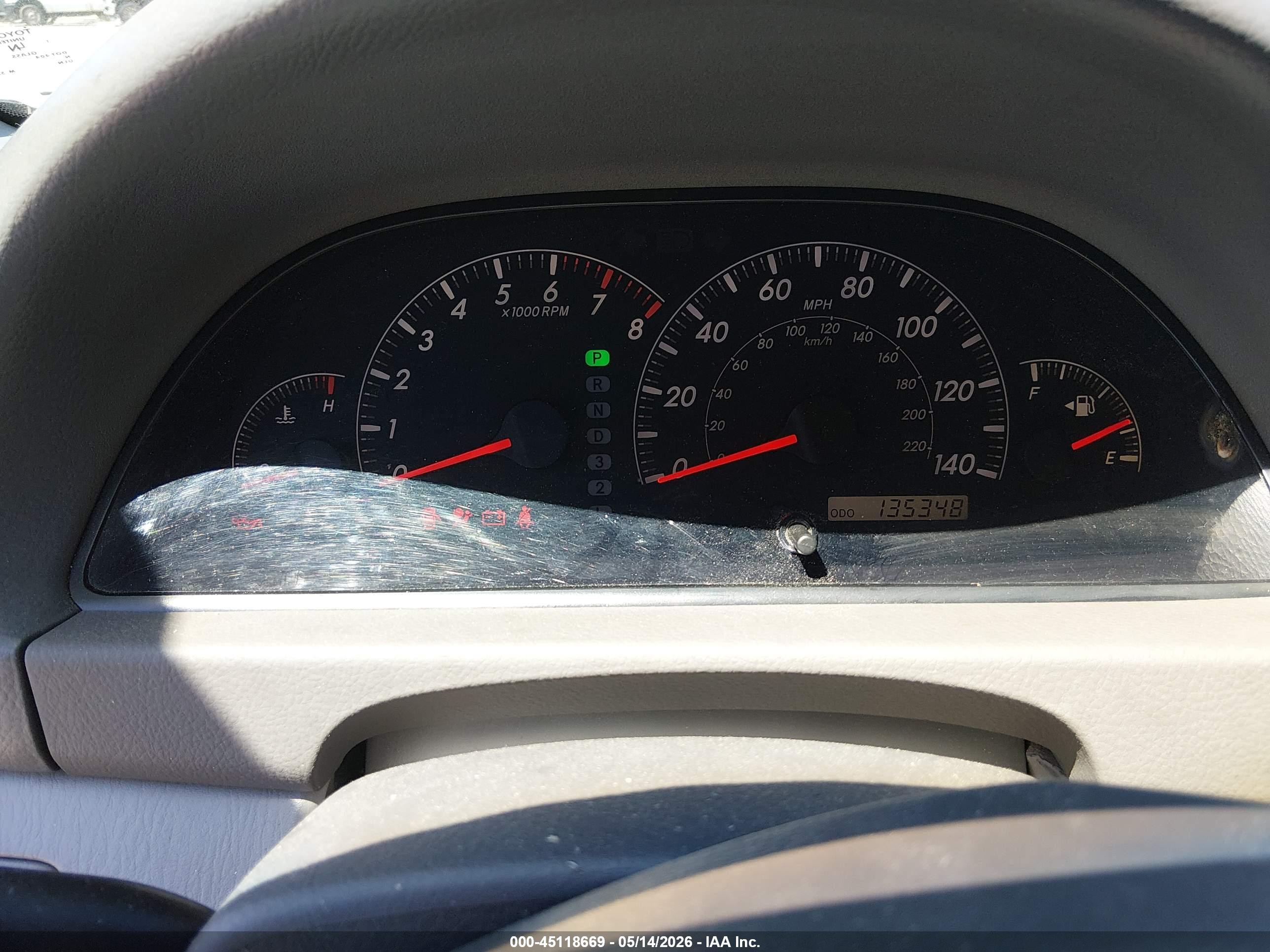 2005 Toyota Camry Le Silver vin: 4T1BE30K95U549284