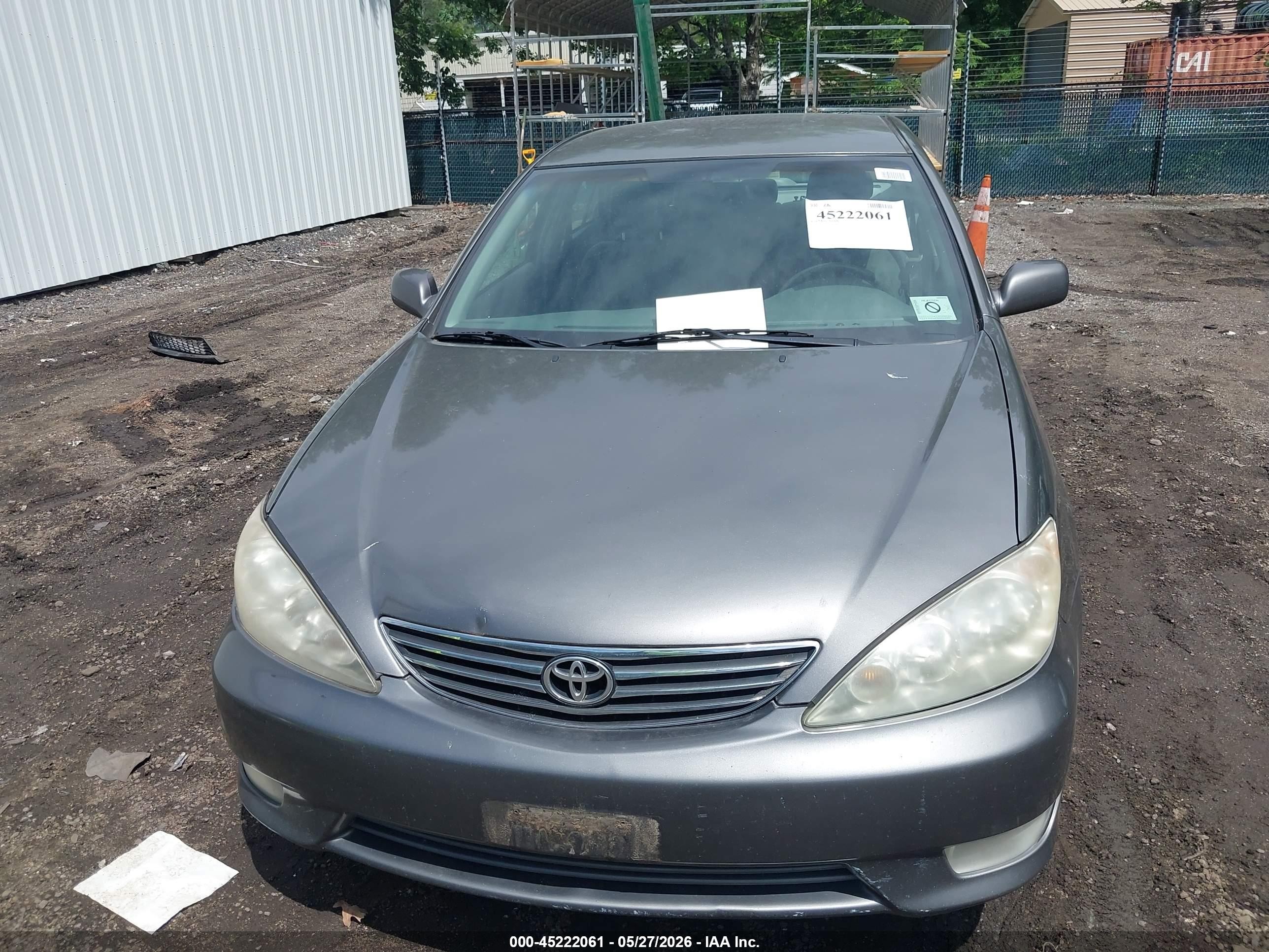 2005 Toyota Camry Xle Gray vin: 4T1BE30K95U633718