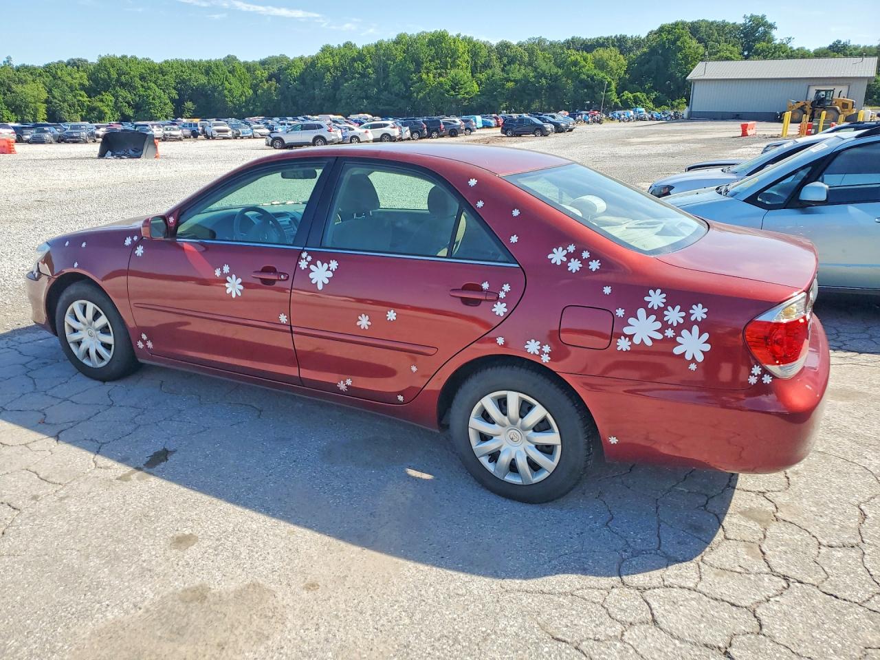 2006 Toyota Camry Le Burgundy vin: 4T1BE30K96U136444