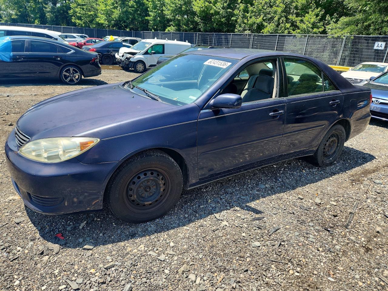 2006 Toyota Camry Le Blue vin: 4T1BE30K96U159948