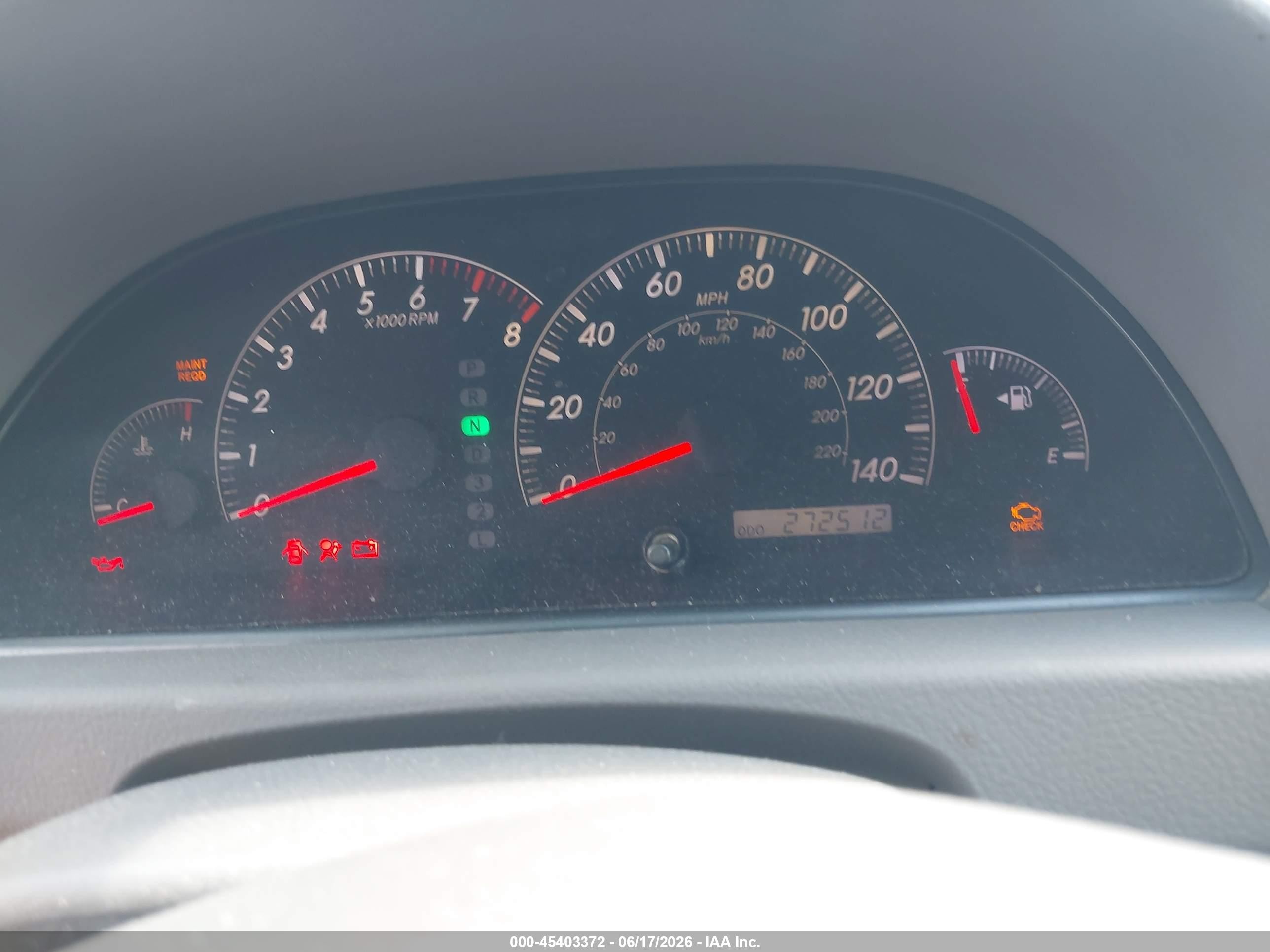2006 Toyota Camry Le Gray vin: 4T1BE30K96U734016