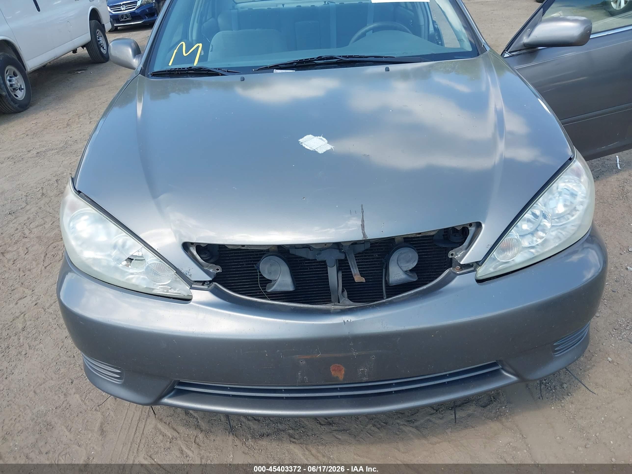 2006 Toyota Camry Le Gray vin: 4T1BE30K96U734016