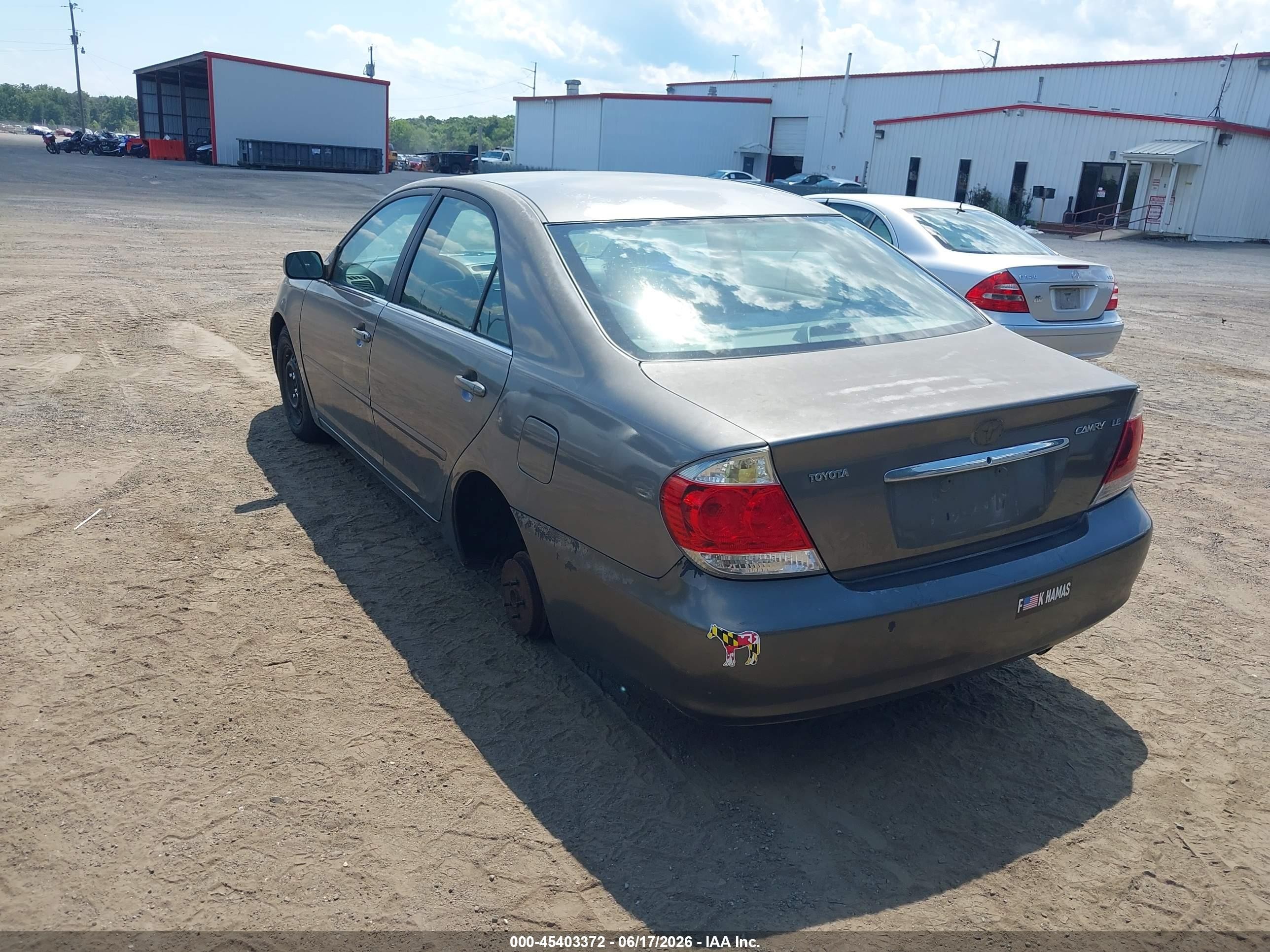 2006 Toyota Camry Le Gray vin: 4T1BE30K96U734016