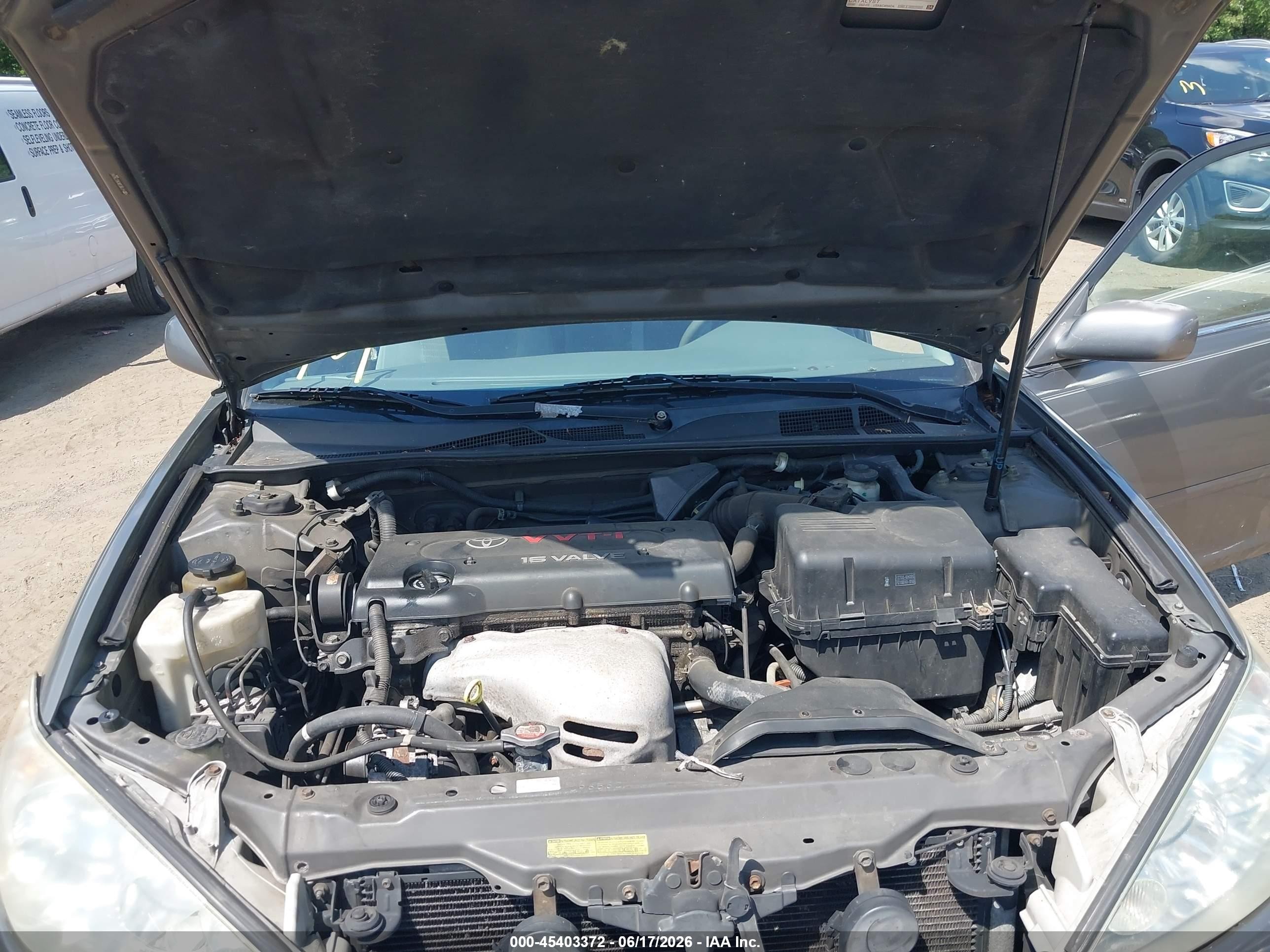 2006 Toyota Camry Le Gray vin: 4T1BE30K96U734016