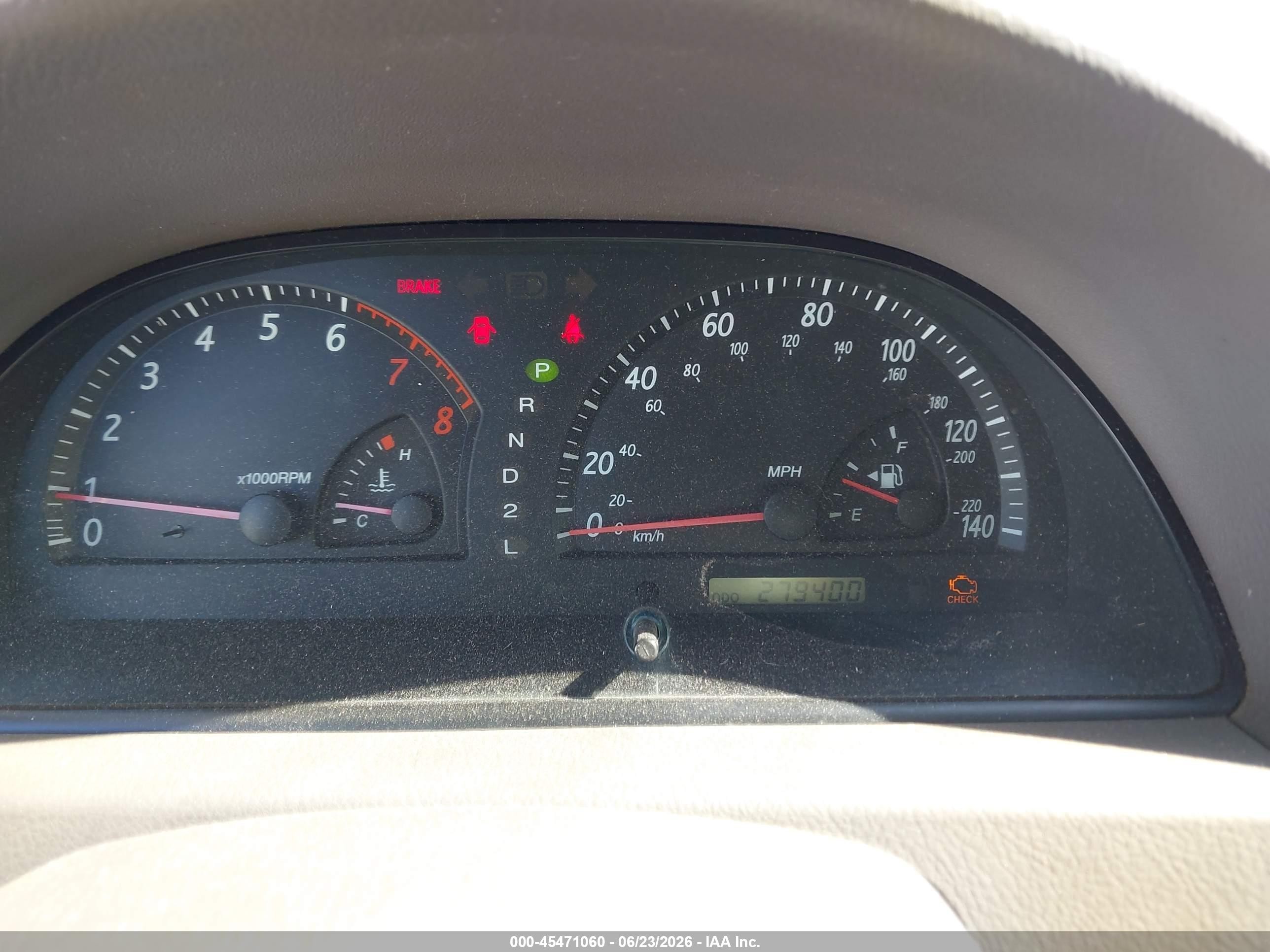2002 Toyota Camry Le Blue vin: 4T1BE30KX2U559785