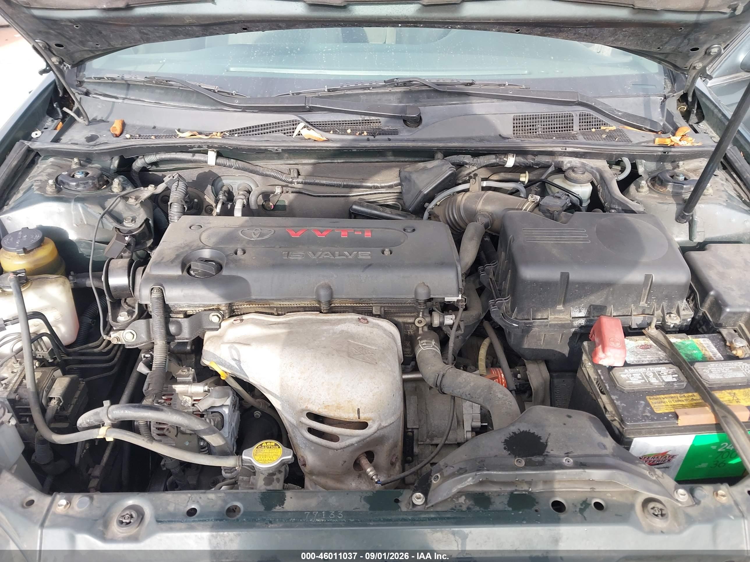 2002 Toyota Camry Le Gray vin: 4T1BE30KX2U573251